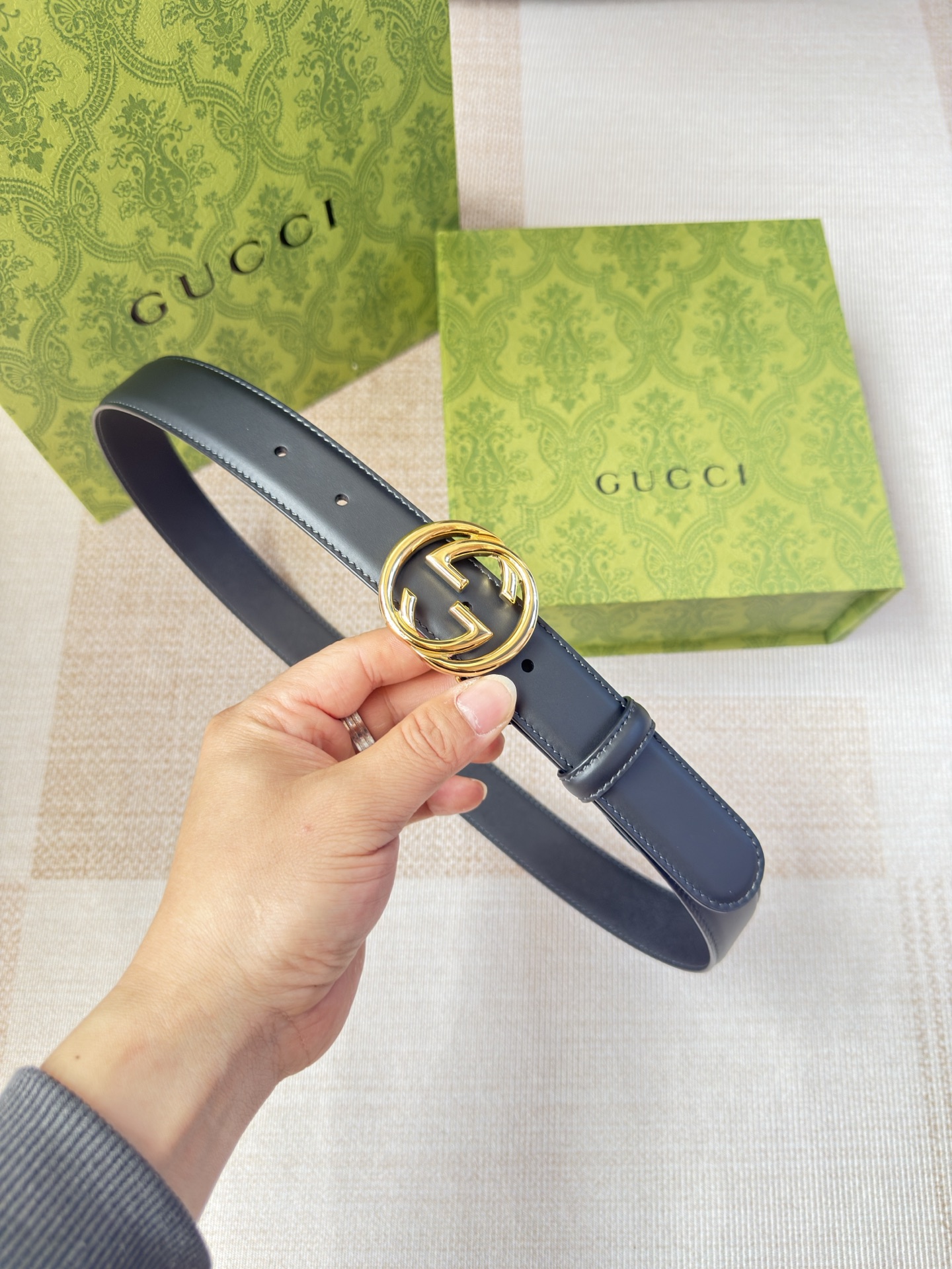 NO:703791,Gucci double-sided calfskin with fine buckle, custom-made original leather, counter width 3.0, belt, gucci, cowhide19860909古驰双面小牛皮 搭配精品扣,原产皮料定制,专柜宽度3.0,皮带,gucci,cowhide,Belt