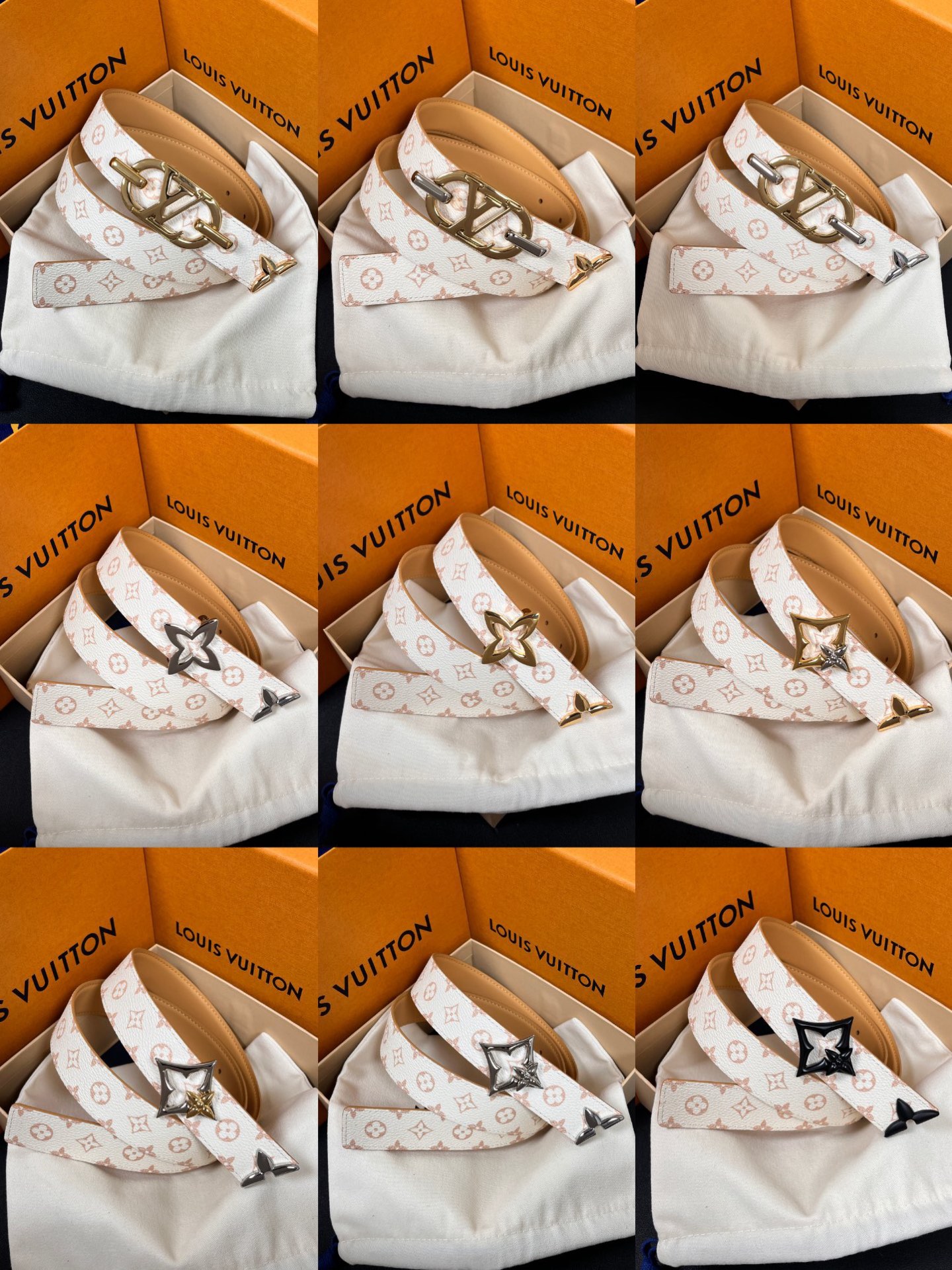 Louis Vuitton Women Thin Leather Belt Multi-Style 