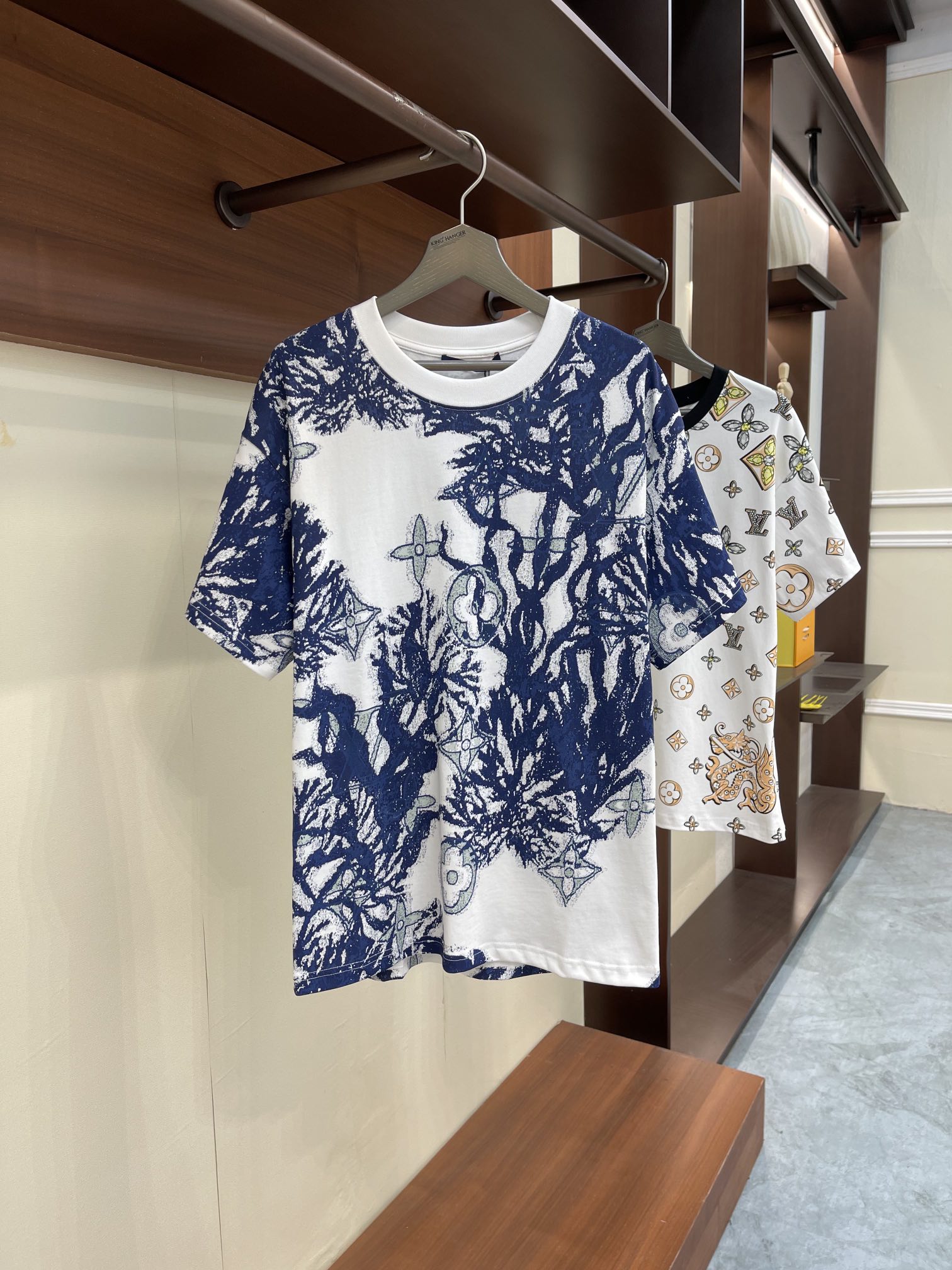 Louis Vuitton 1:1
 Clothing T-Shirt Weave Cotton Spring/Summer Collection Fashion Short Sleeve