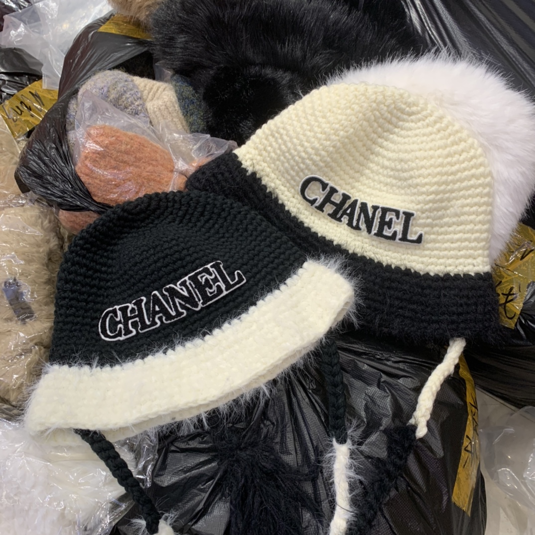Chanel Replicas Hats Knitted Hat Knitting