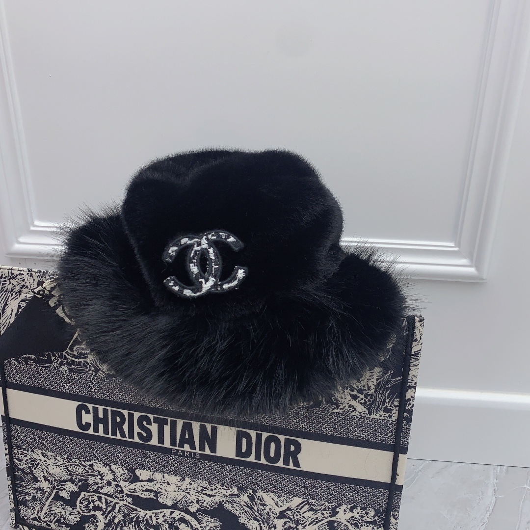 🎀Chanel香奈儿渔夫帽🤍 高定版！毛感顺滑，氛围感十足的爆款