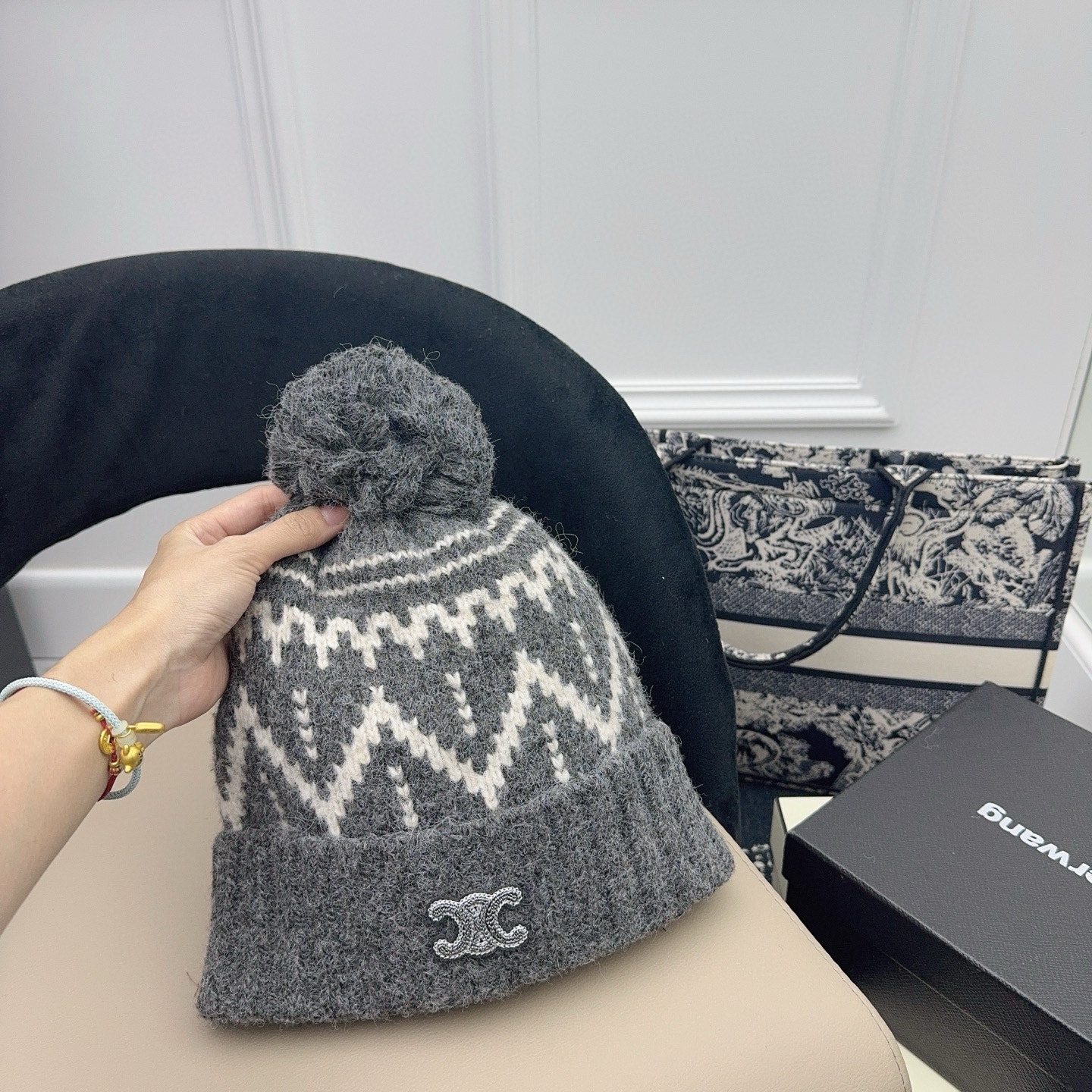 🎀CELINE 🎄氛围感感毛线帽~