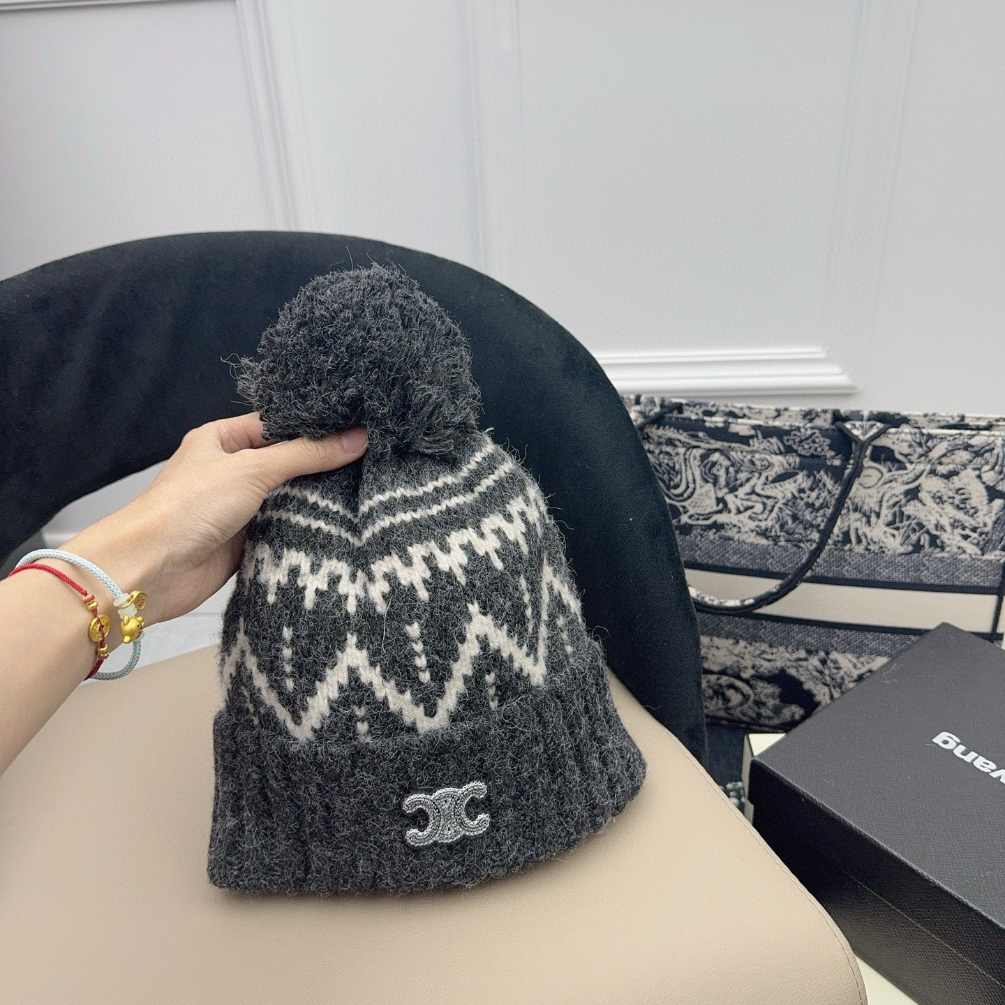 🎀CELINE 🎄氛围感感毛线帽~