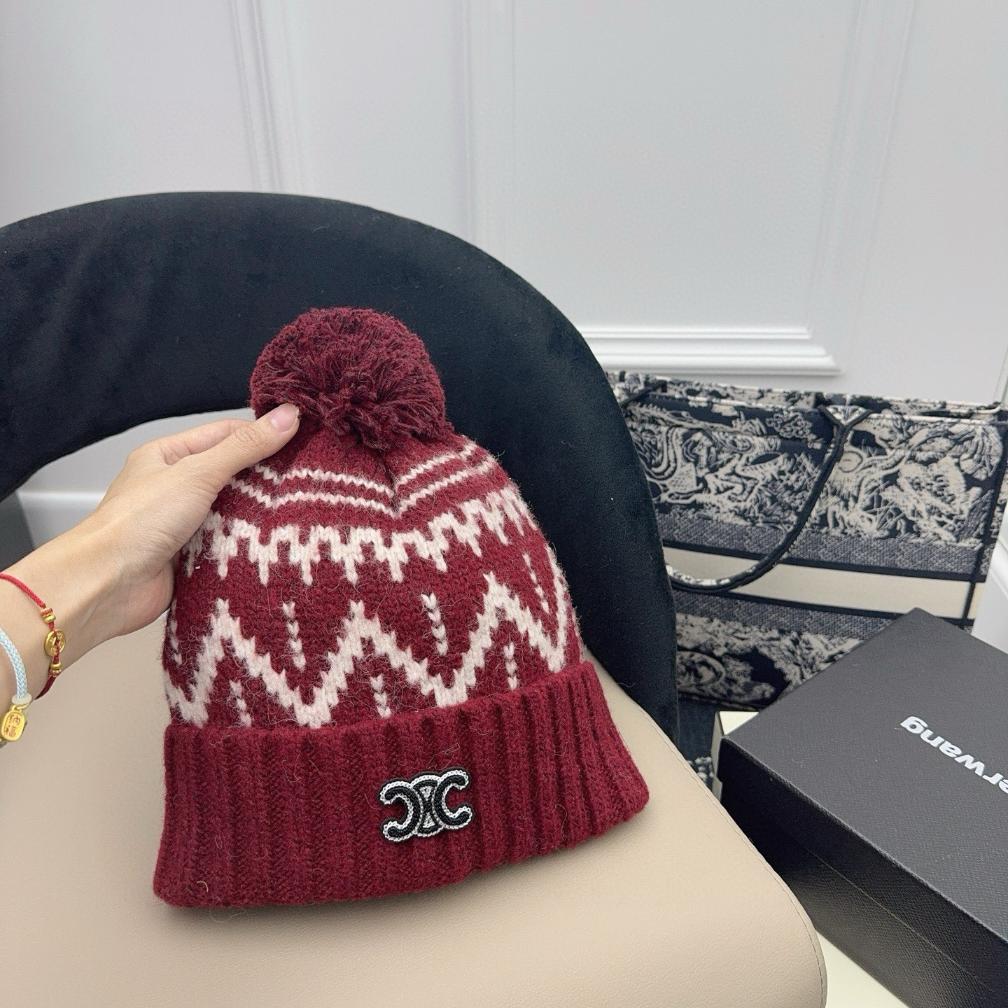 🎀CELINE 🎄氛围感感毛线帽~