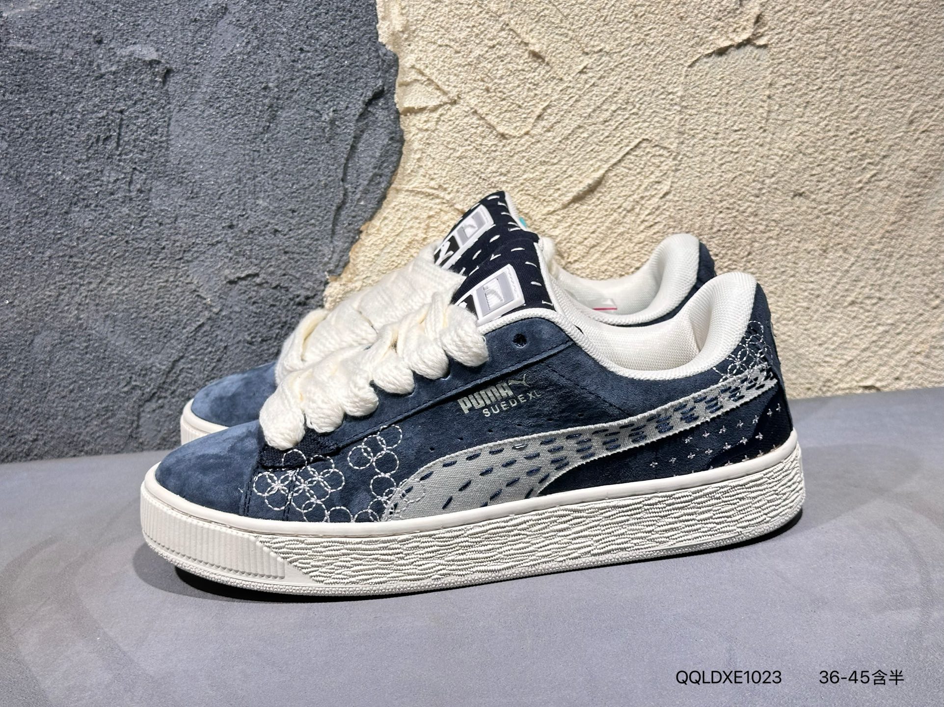 #新品上市实拍 PUMA彪马SUEDE XL SKATE男女鞋复古休闲鞋运动厚底增高板鞋395777 QQLDXE1023