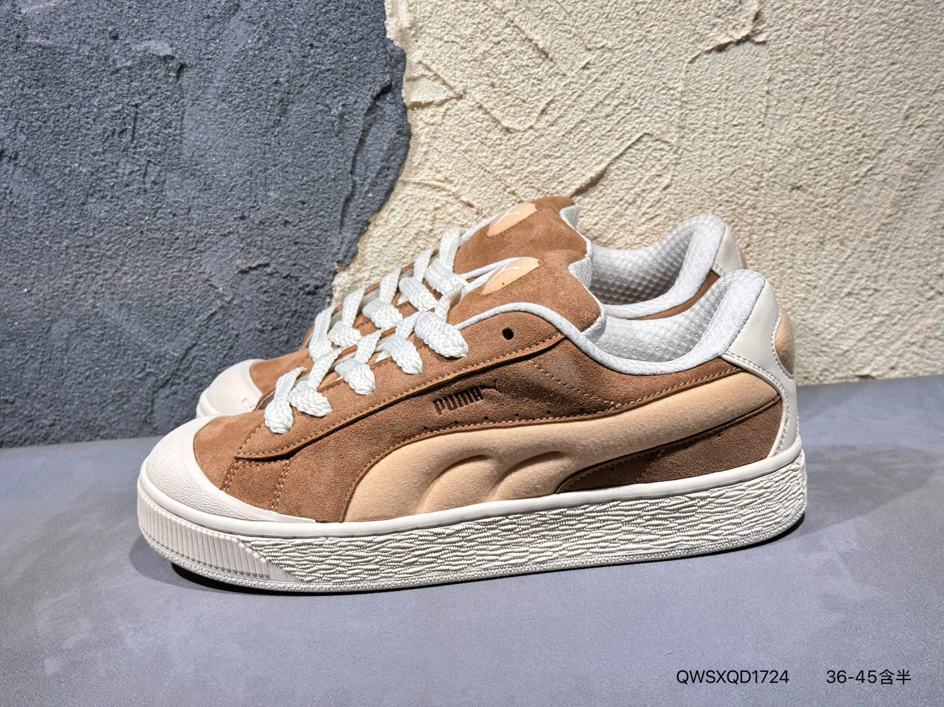 #新品上市实拍 PUMA彪马SUEDE XL SKATE男女鞋复古休闲鞋运动厚底增高板鞋395777 QWSXQD1724