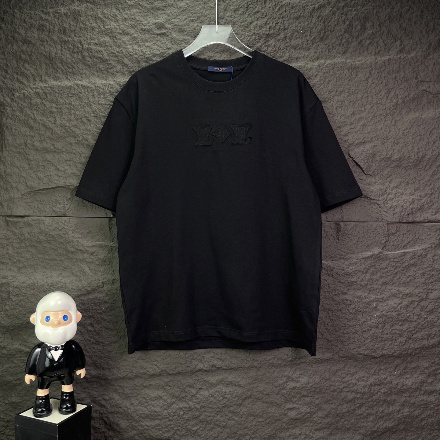 P80 louis vuitto*2026 última camiseta de manga corta, material: algodón peinado de doble hilo de alta versión 300g, tal…