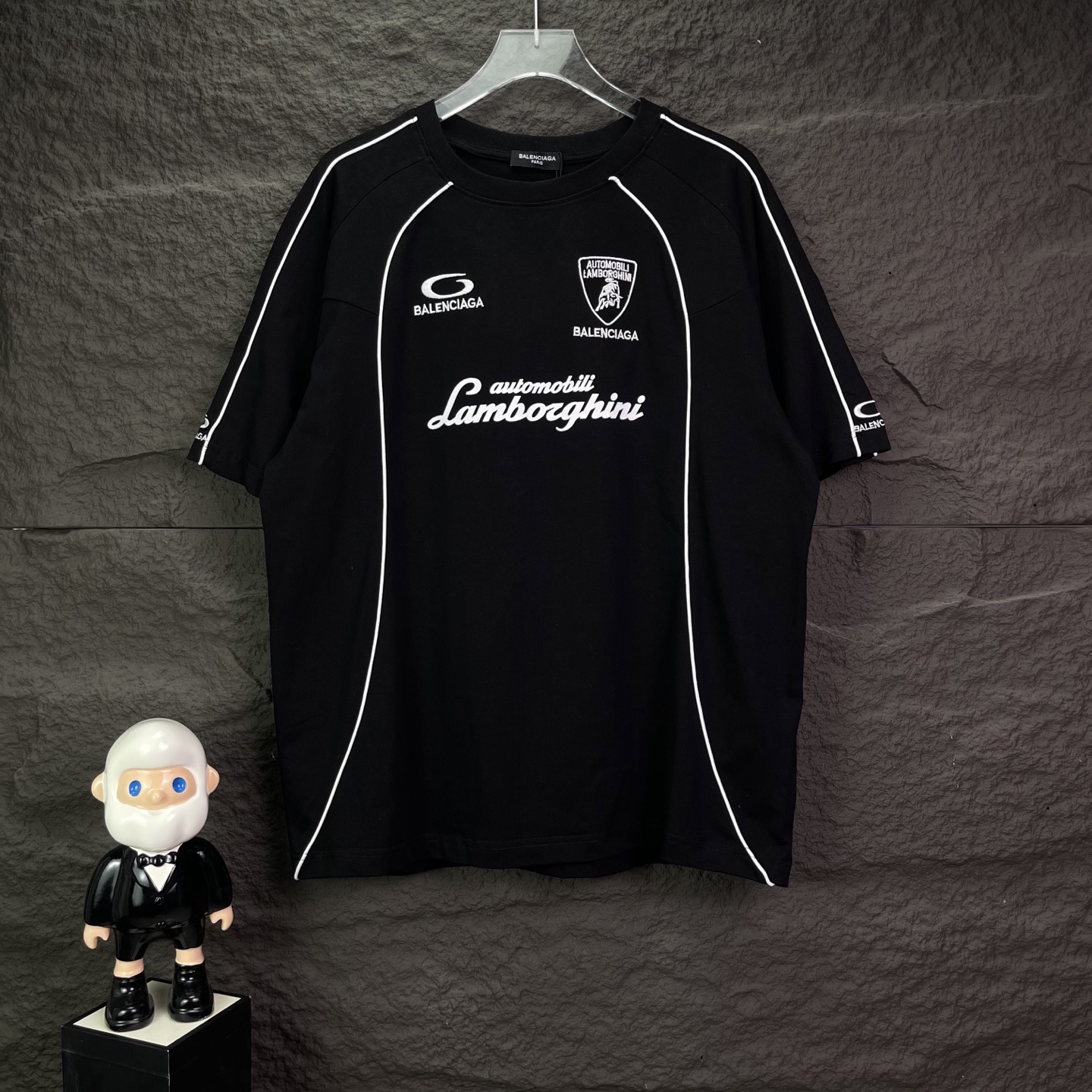 P90 Balenciaga 2026 Camiseta de jersey nueva Material: algodón peinado de doble hilo de alta calidad 300g Tallas: S M L…
