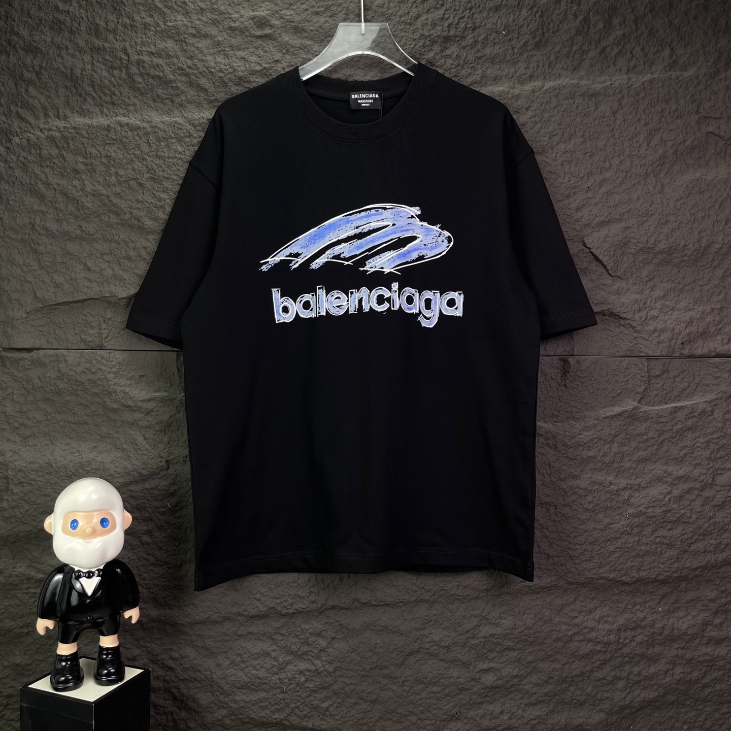 P70 Balenciaga 2026 T恤 de nueva colección pintado. Material: algodón peinado de doble hilo de 300g de alta calidad. Tal…
