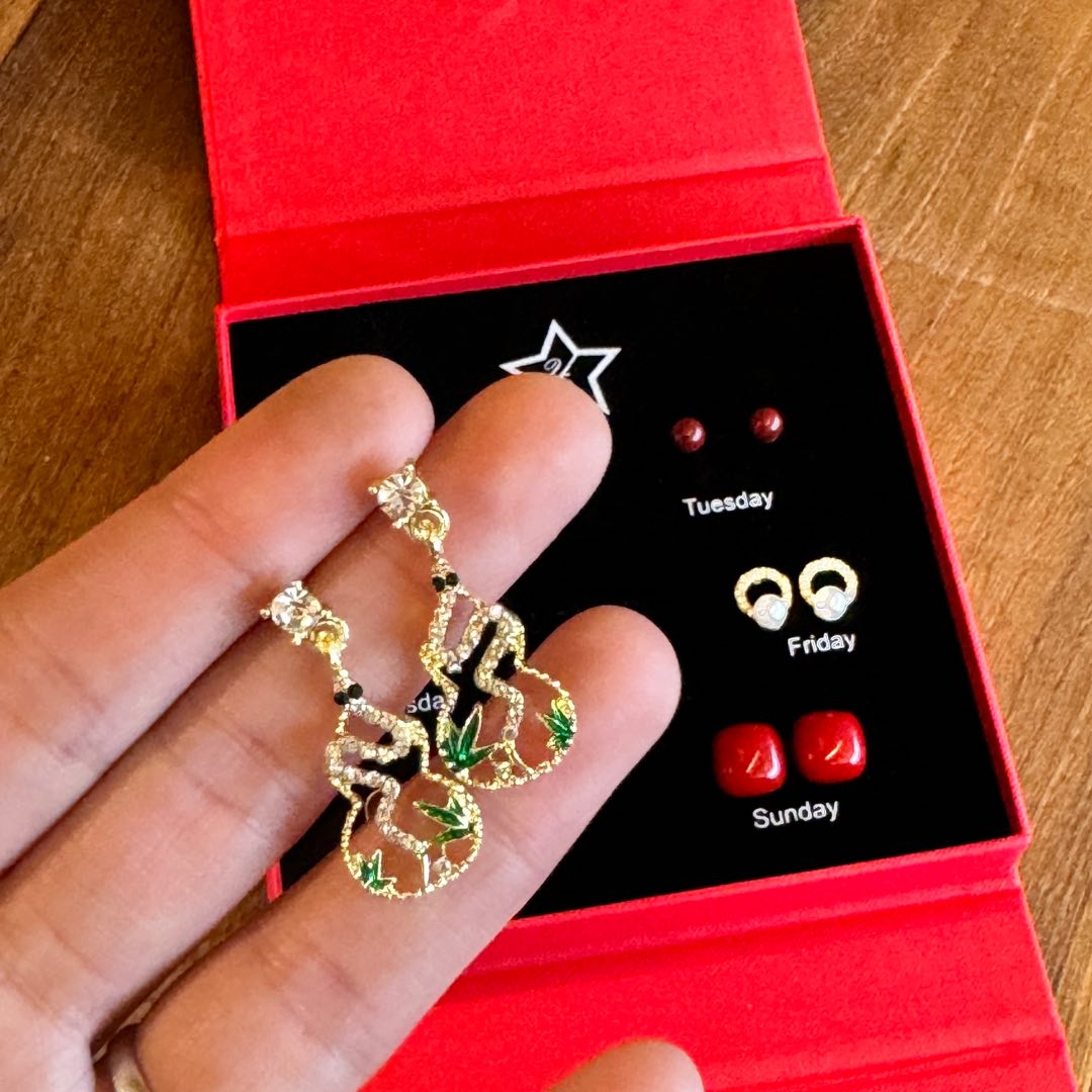 Sterling Silver Earring Gift Set - Comprehensive 4
