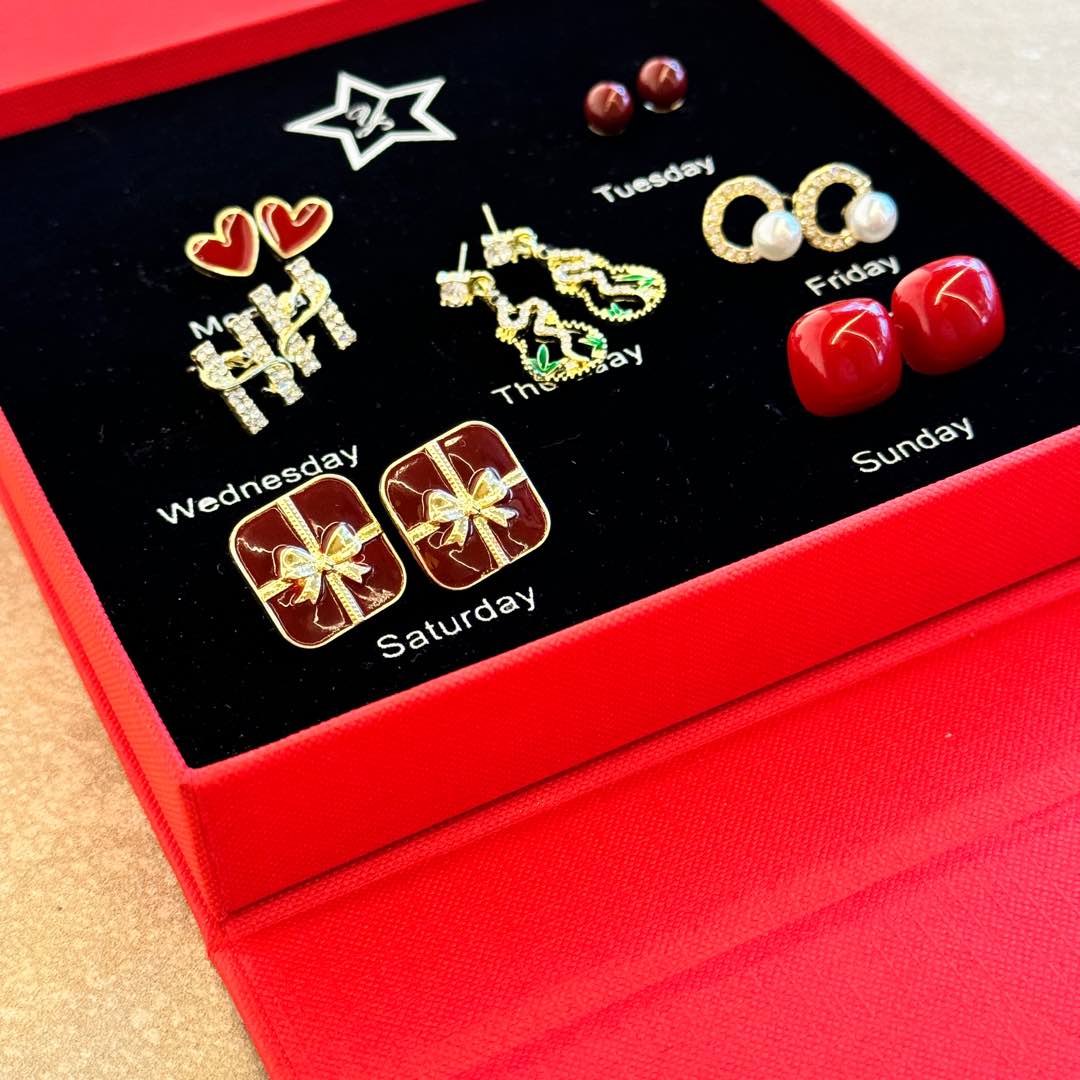 Sterling Silver Earring Gift Set - Comprehensive 9