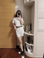 Dior Clothing Two Piece Outfits & Matching Sets Black White Embroidery Cotton Summer Collection Casual