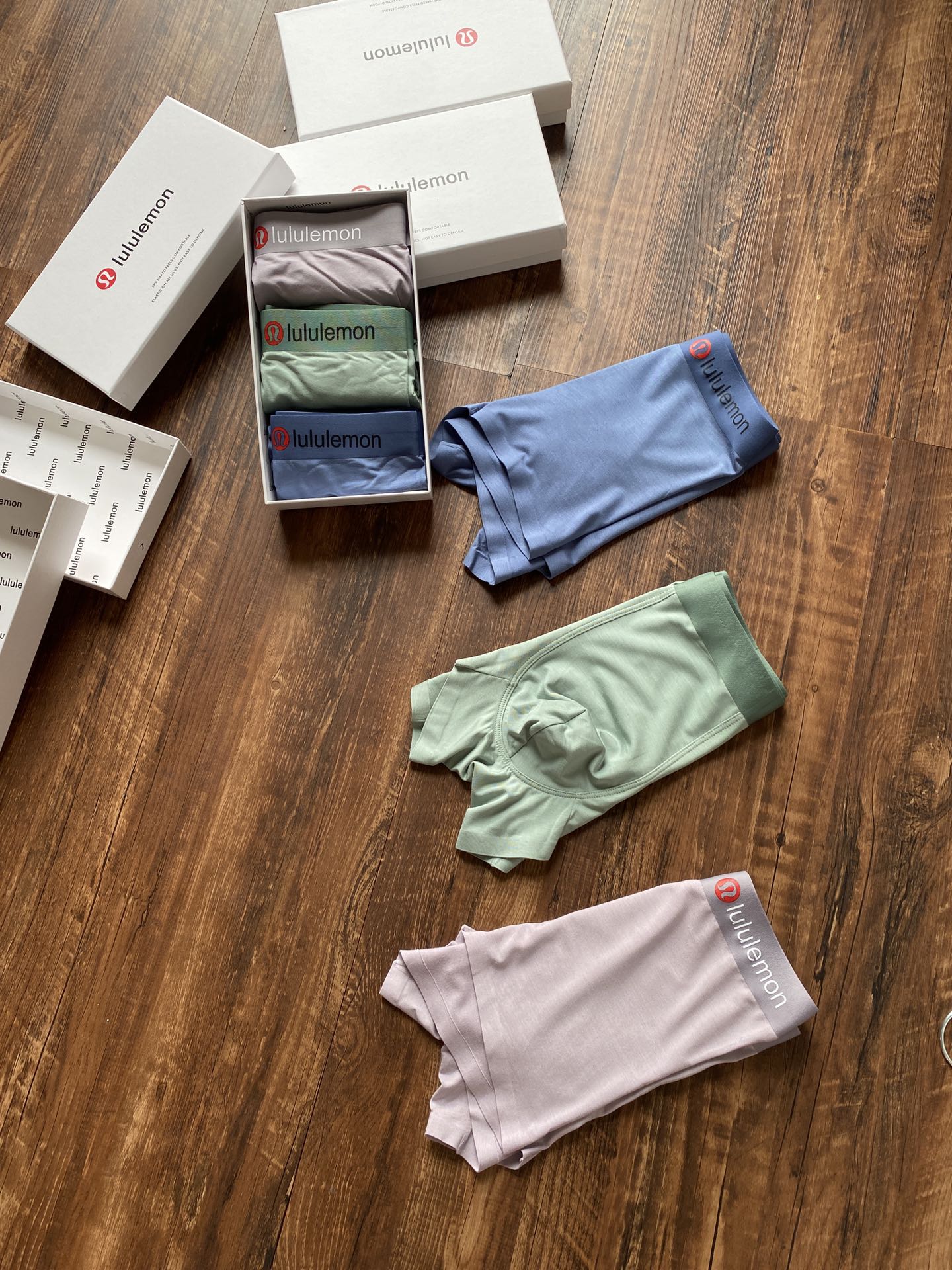 Lululemon Men's Seamless Boxer Briefs 3-Pack - Modal Blend, Comfortable Fit