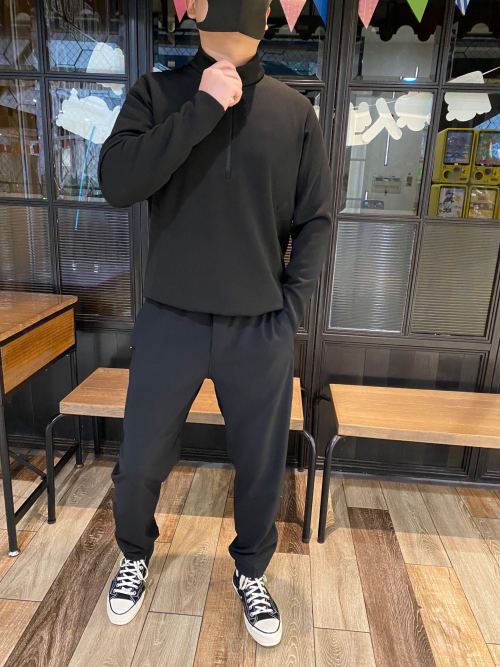 Men's Quarter-Zip Pullover Sweatshirt, Honeycomb Texture, Breathable 1 Men's Quarter-Zip Pullover Sweatshirt, Honeycomb Texture, Breathable