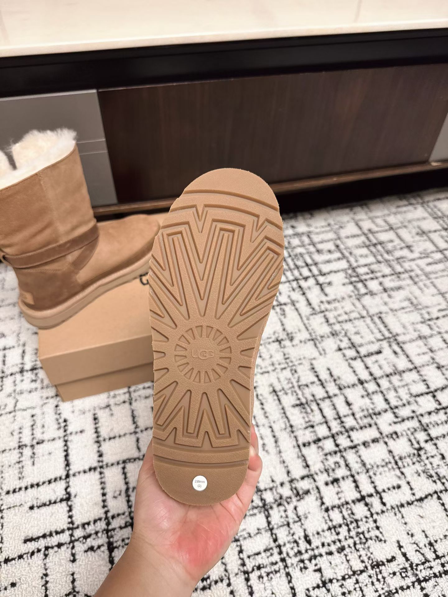 Ugg Women's Classic Short II Buckle Boot, Chestnut Suede, Warm & Stylish 9 a1760857571168 5825