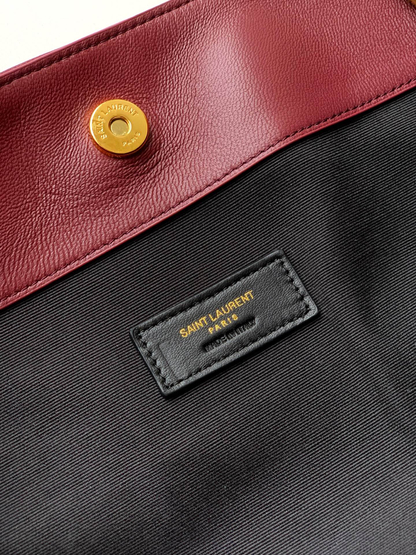 YSL Jamie 4.3 大型ポシュン羊皮腋下包 - 優雅で実用的なトートバッグ