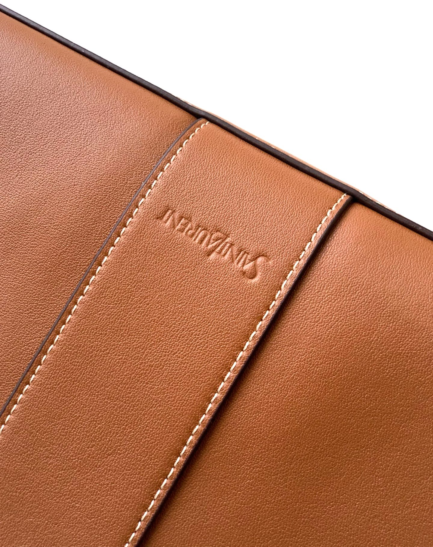 Y家新款棕平纹古金デザイン軽量トートバッグ