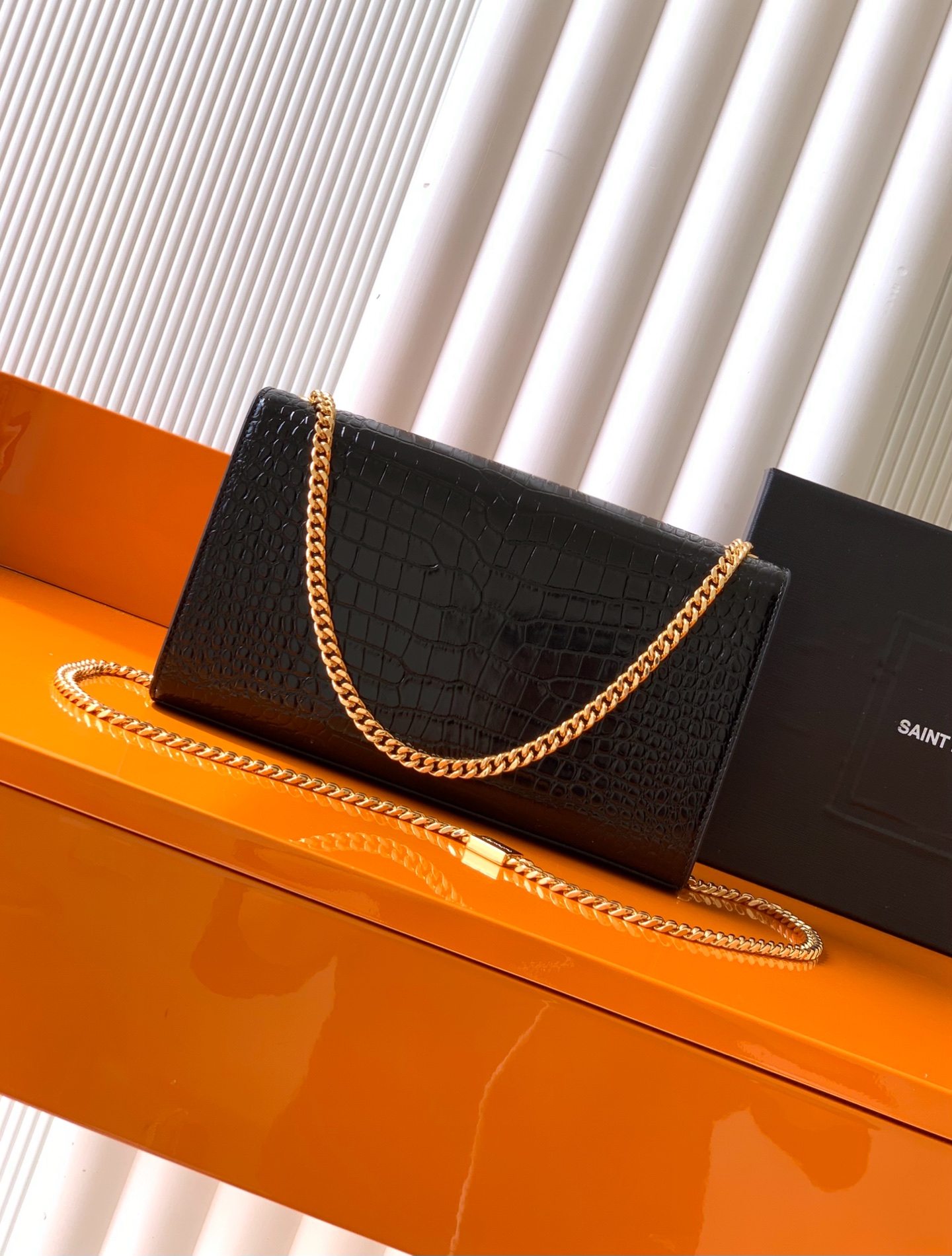 Saint Laurent Y家最 Kate链条斜挎包 每个女孩衣柜都 一个的百搭款式 高质量 南非牛皮