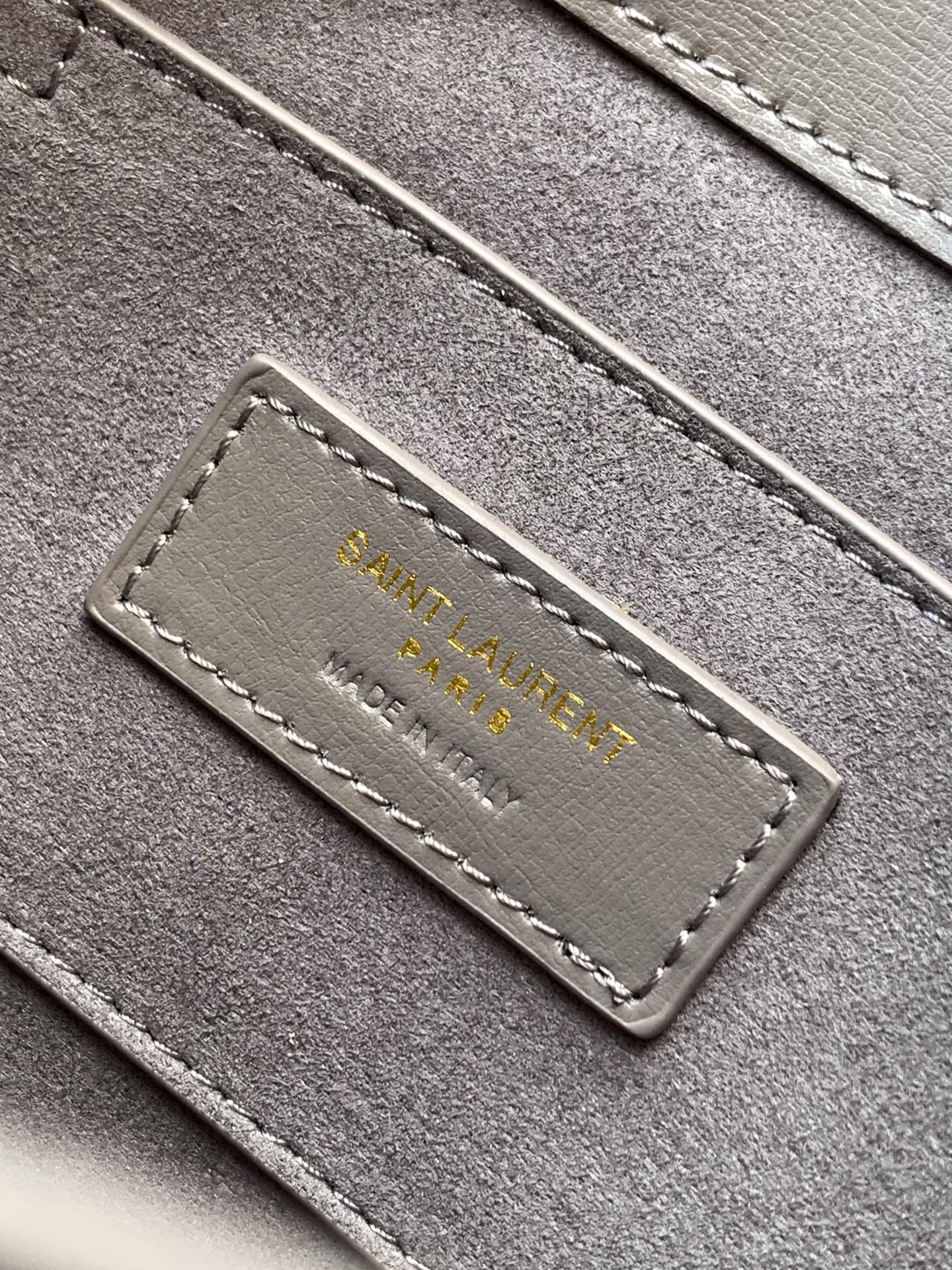 独家背景 灰牙签纹/金 日落バッグ 高品質正規品