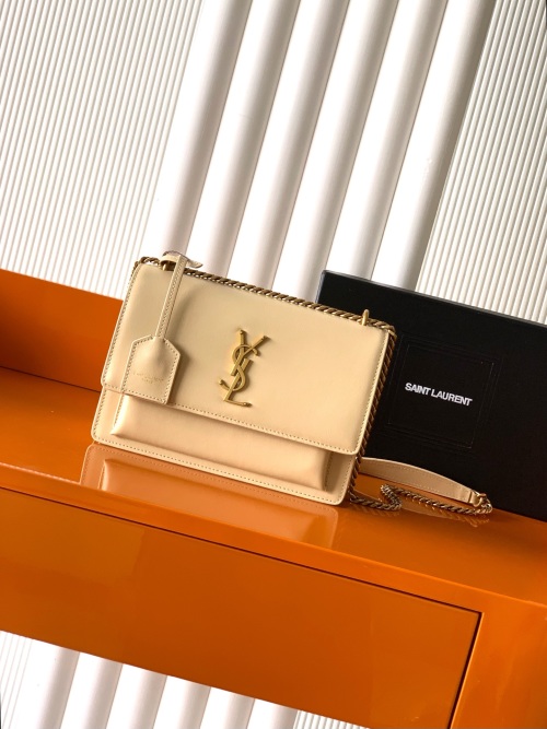 Yves Saint Laurent Sunset Gold-Tone Hardware Chain Bag 1 Yves Saint Laurent Sunset Gold-Tone Hardware Chain Bag