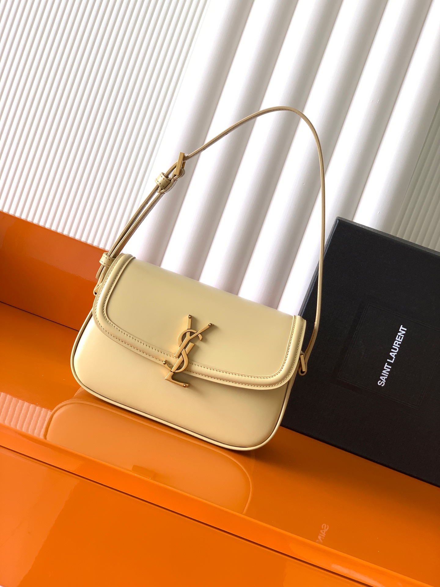 Saint Laurent 小号 YSL/圣罗兰 女士SOLFERINO小号BOX皮革手袋