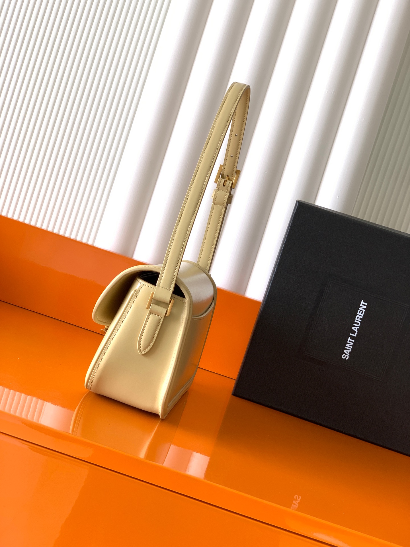 Saint Laurent 小号 YSL/圣罗兰 女士SOLFERINO小号BOX皮革手袋