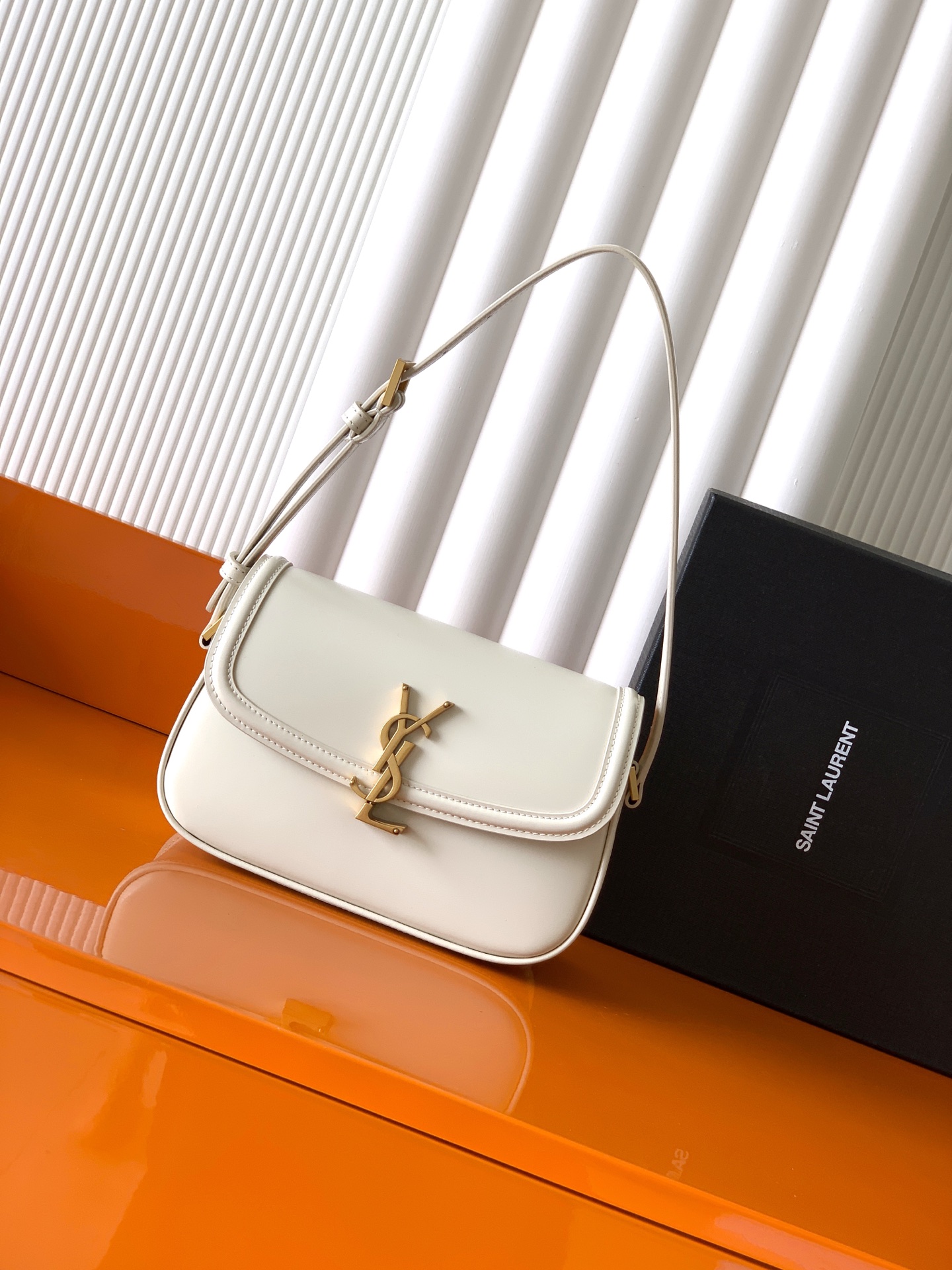Saint Laurent 小号 YSL/圣罗兰 女士SOLFERINO小号BOX皮革手袋