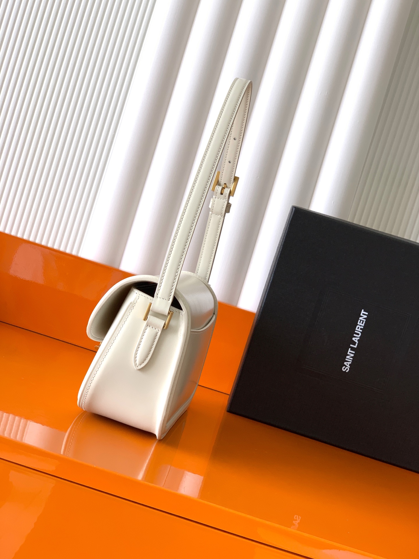 Saint Laurent 小号 YSL/圣罗兰 女士SOLFERINO小号BOX皮革手袋