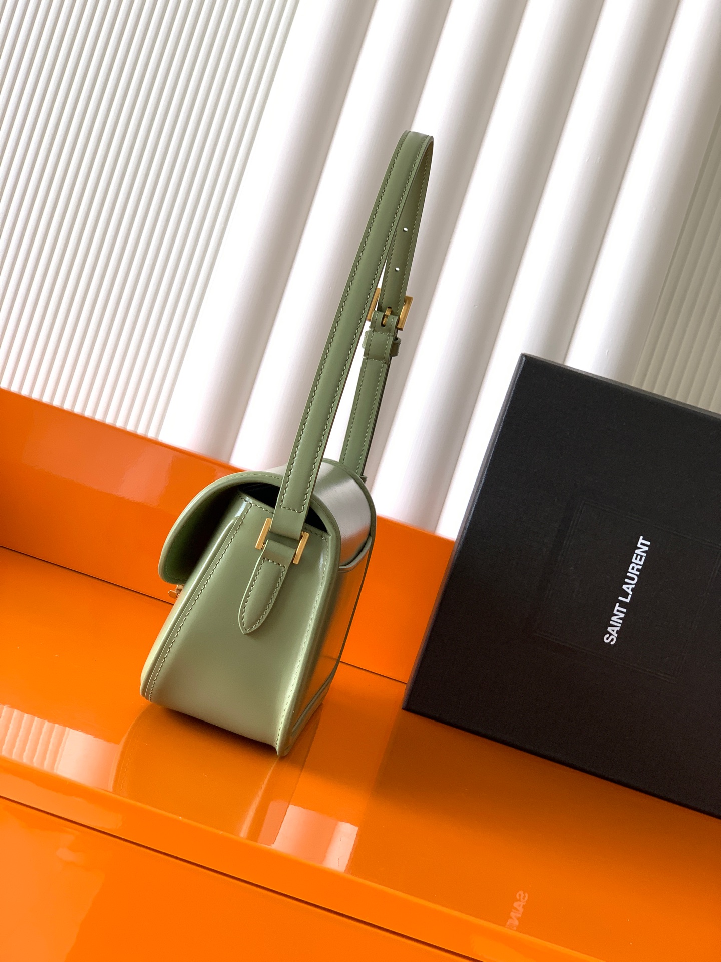 Saint Laurent 小号 YSL/圣罗兰 女士SOLFERINO小号BOX皮革手袋