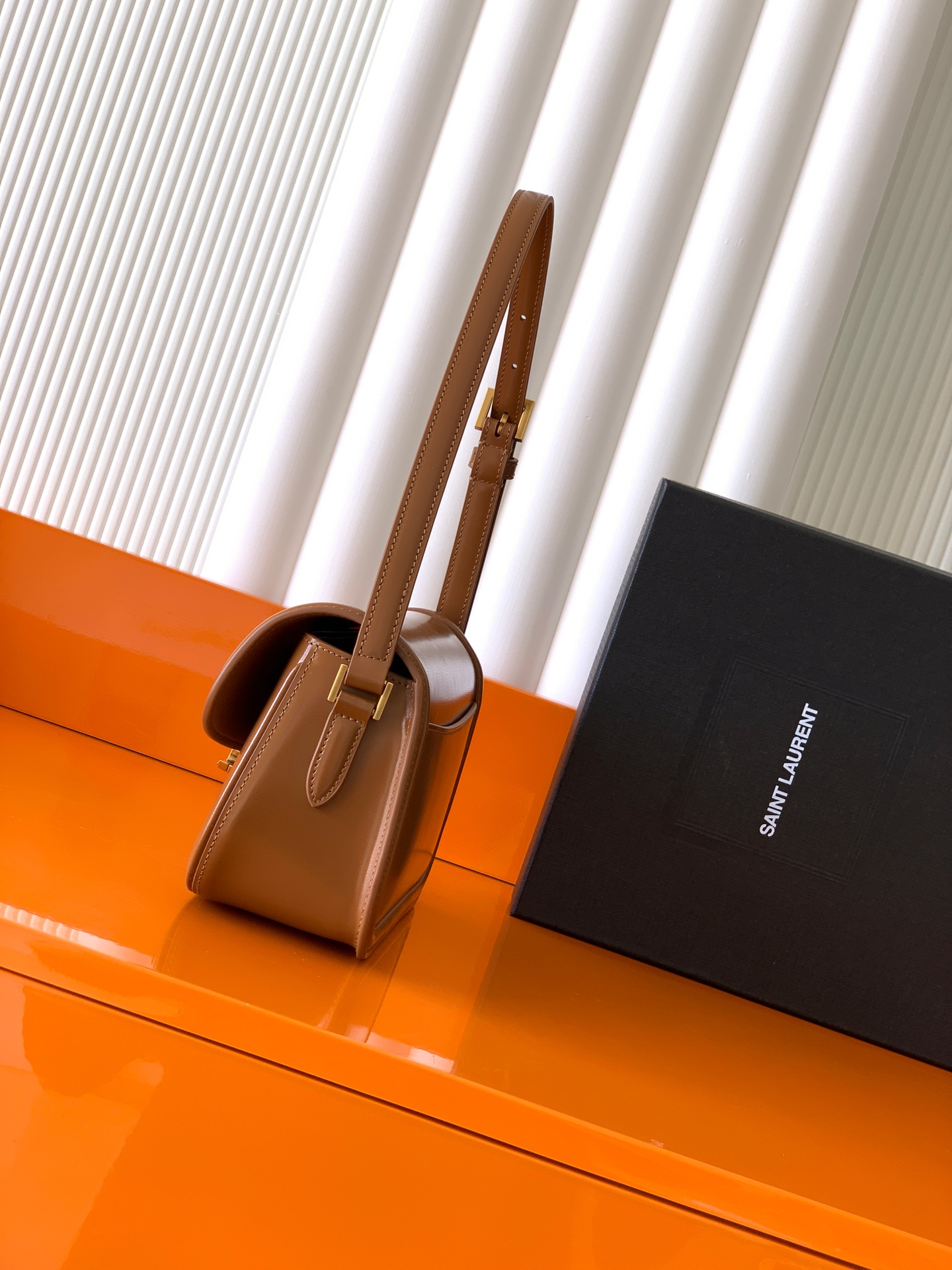 Saint Laurent 小号 YSL/圣罗兰 女士SOLFERINO小号BOX皮革手袋