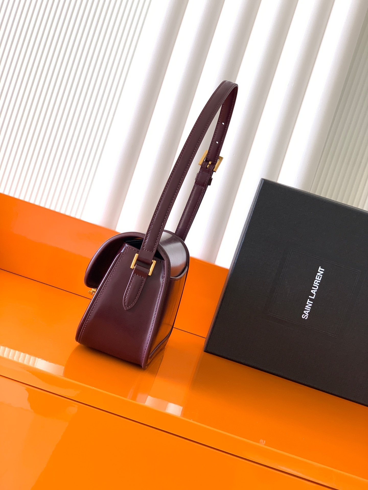 Saint Laurent 小号 YSL/圣罗兰 女士SOLFERINO小号BOX皮革手袋