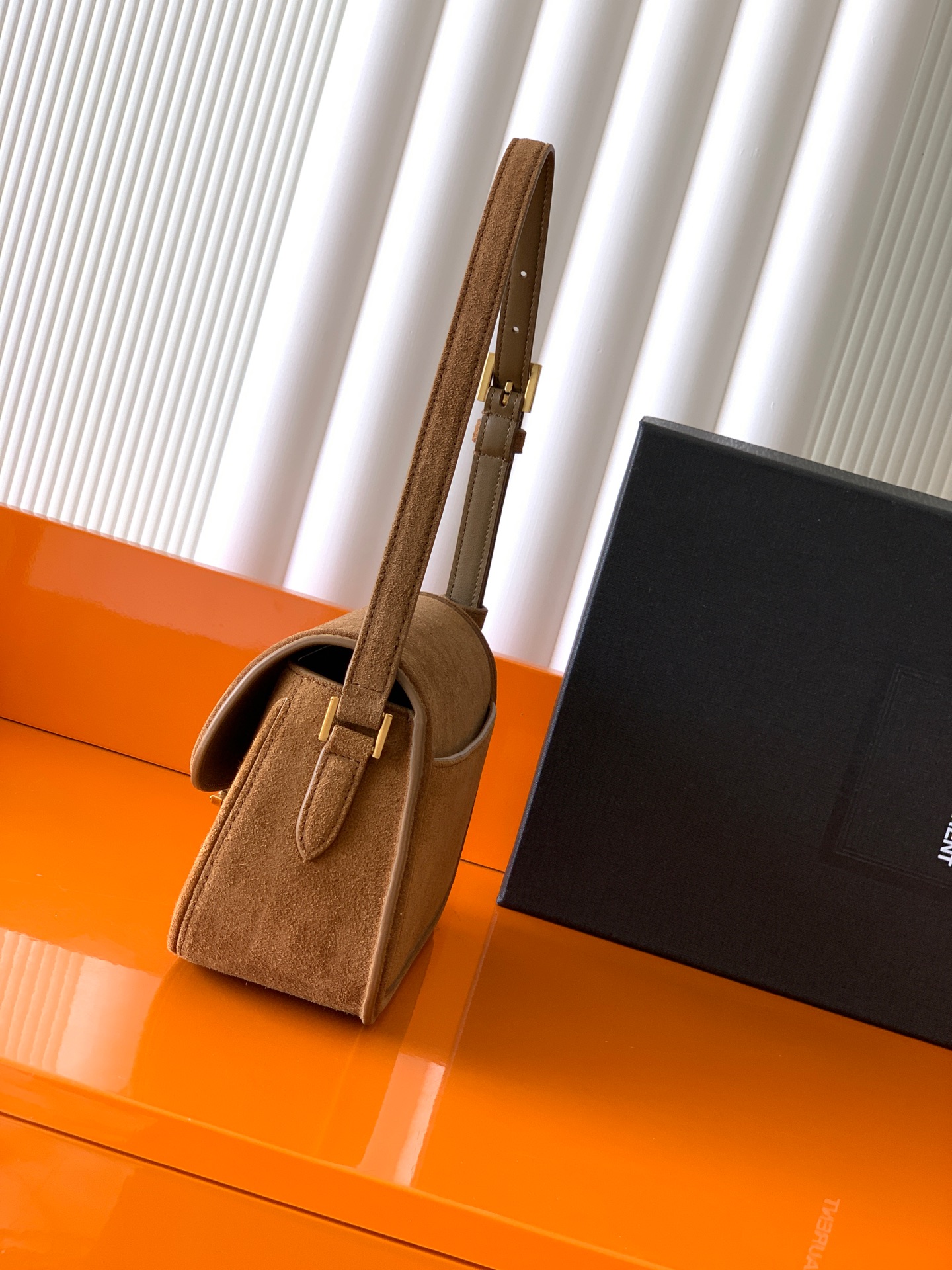 Saint Laurent 小号 YSL/圣罗兰 女士SOLFERINO小号BOX皮革手袋