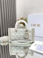 Dior Lady Bolsos de mano Bolsos cruzados y bandoleras Blanco