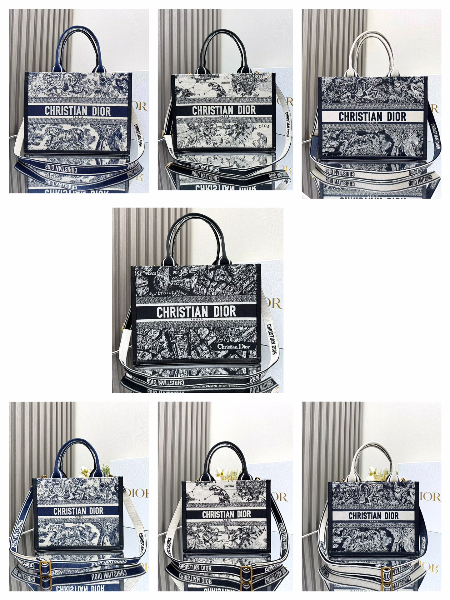 Dior Book Tote Sacs À Main Sacs Cabas Grosses soldes