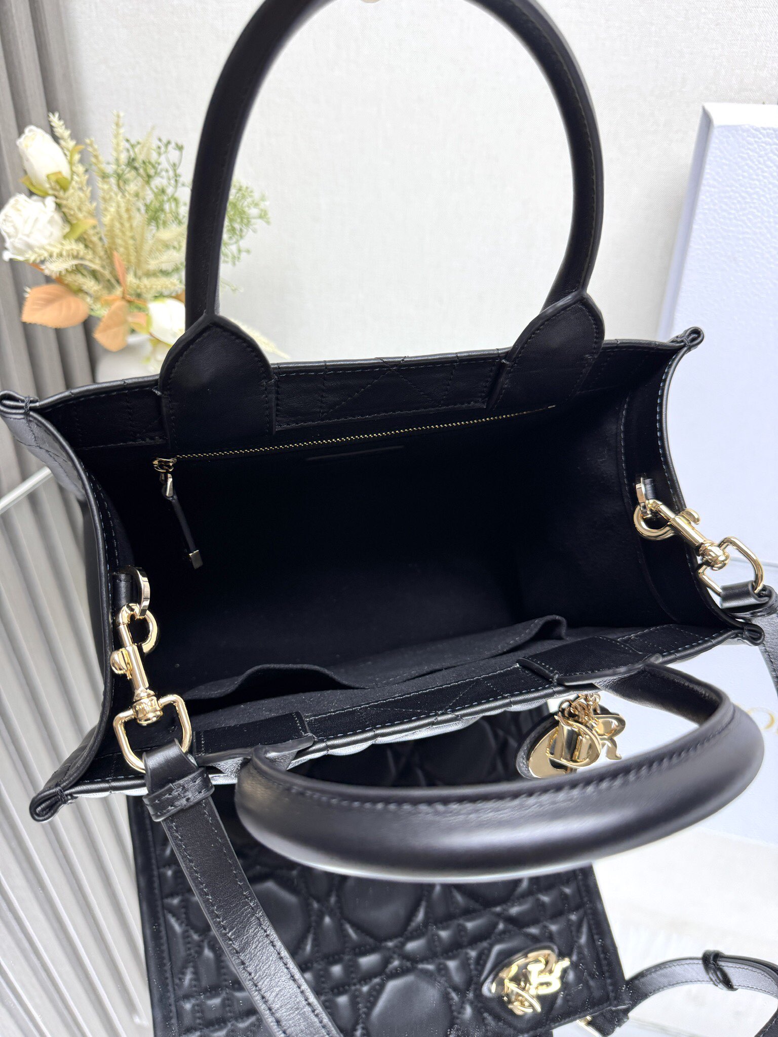 Dior Book Tote Black Leather Small, M1325 - Maria Grazia Chiuri Design 10 i1750060181 3867 2