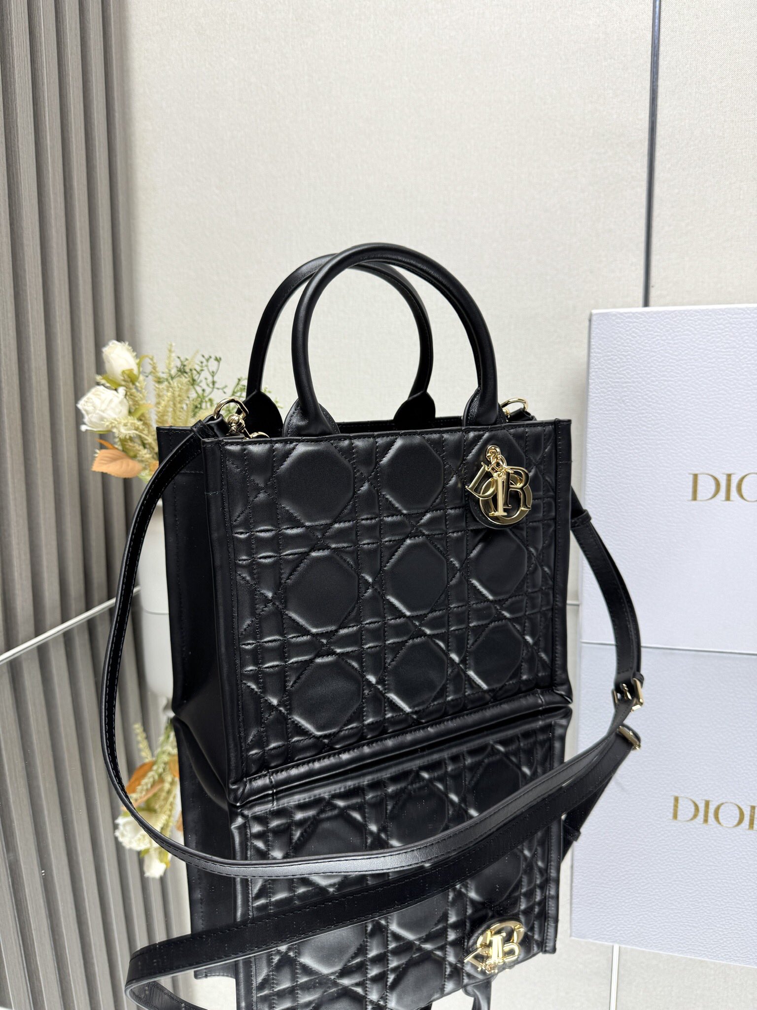 Dior Book Tote Black Leather Small, M1325 - Maria Grazia Chiuri Design 4 i1750060181 5775 8