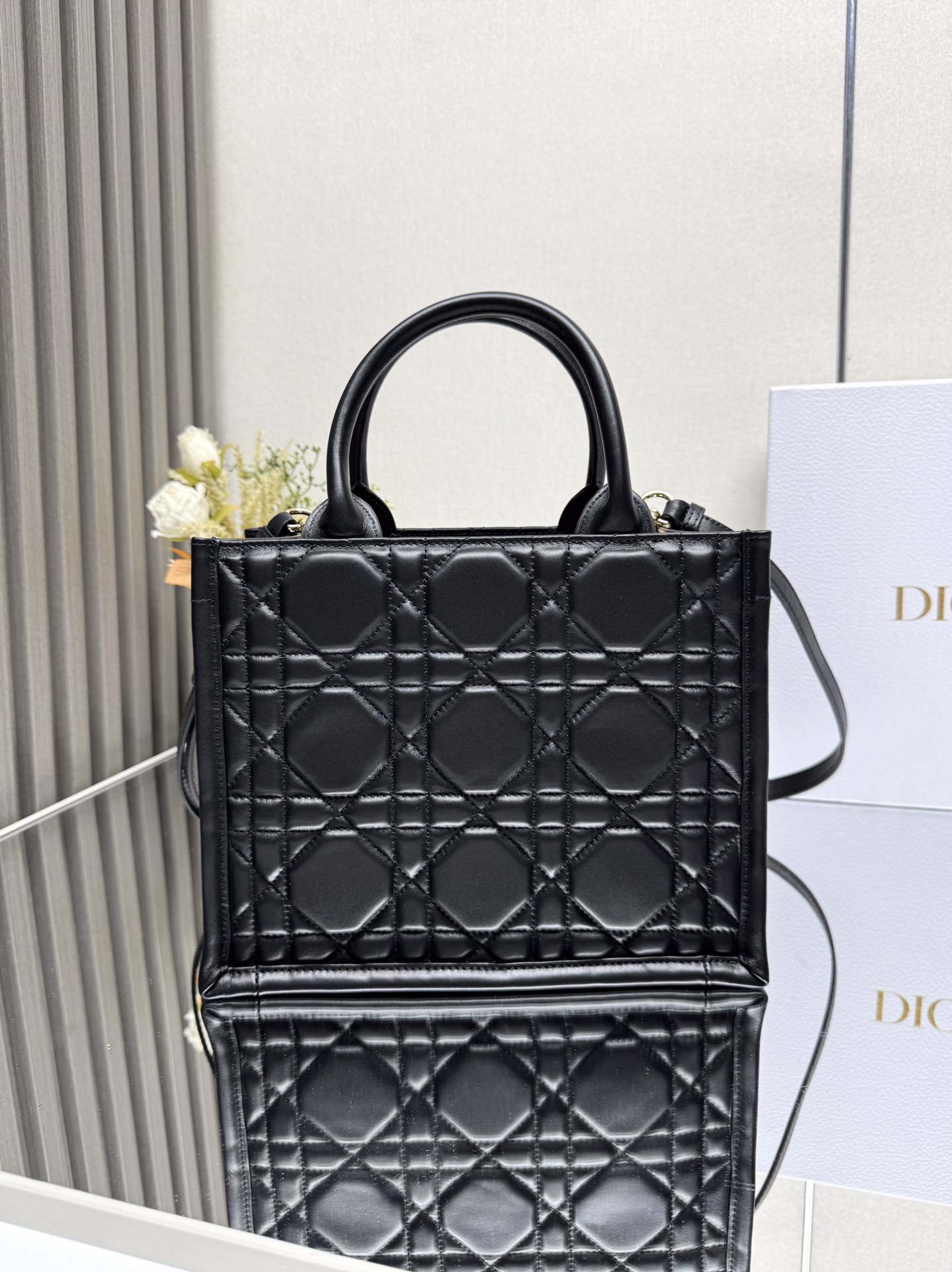 Dior Book Tote Black Leather Small, M1325 - Maria Grazia Chiuri Design 5 i1750060181 9534 7