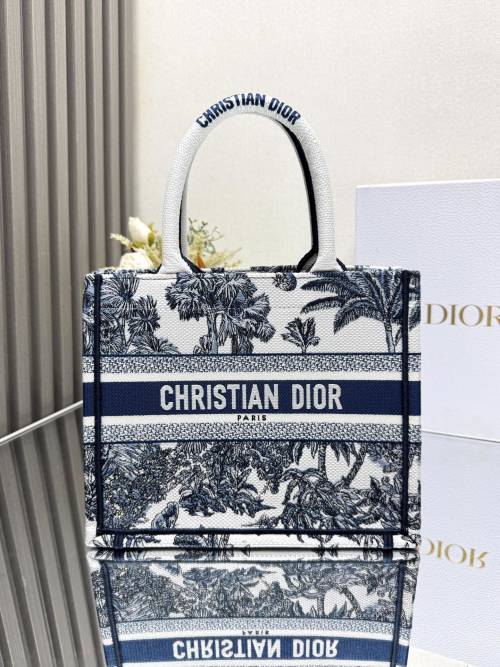 Dior Book Tote Bag, Deep Blue Small Size, Embroidered Canvas, Ideal for Travel 1 Dior Book Tote Bag, Deep Blue Small Size, Embroidered Canvas, Ideal for Travel
