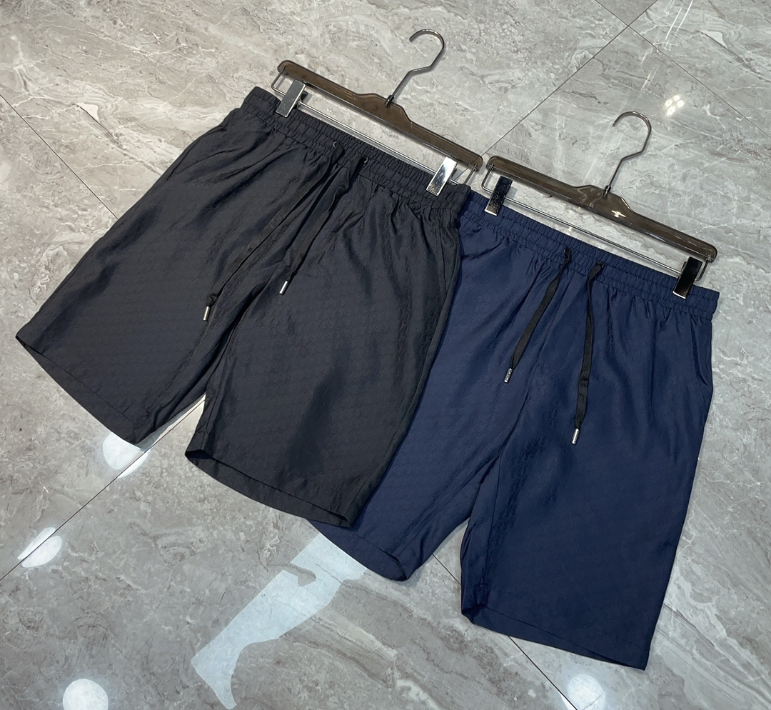 Dior Clothing Shorts Swim Trunks Black Blue Dark Cotton Nylon Polyester Summer Collection Sweatpants