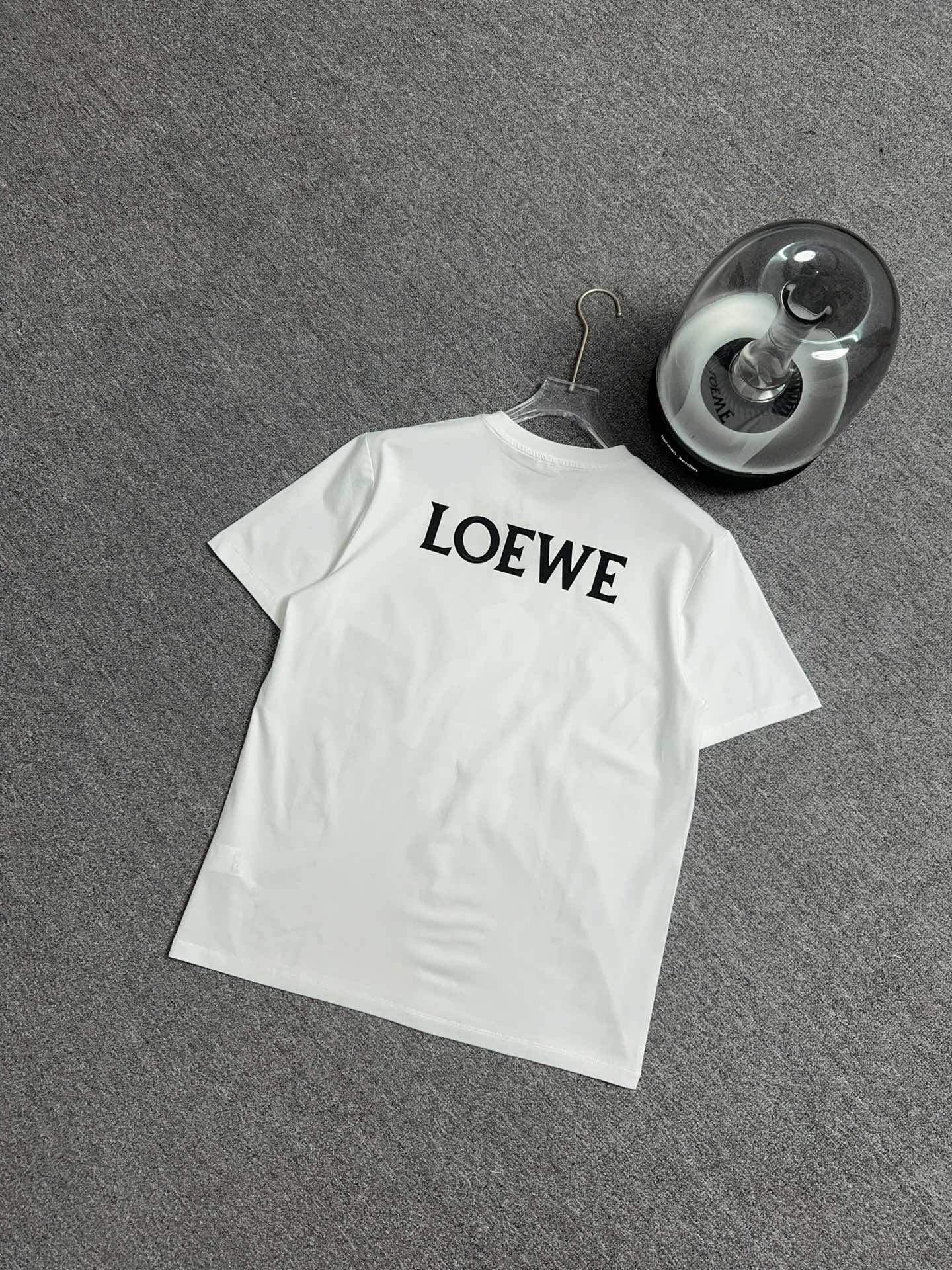 Loewe Printed Cotton T-Shirt | Short Sleeve Crew Neck Tee 7 i1735023093 9739 4