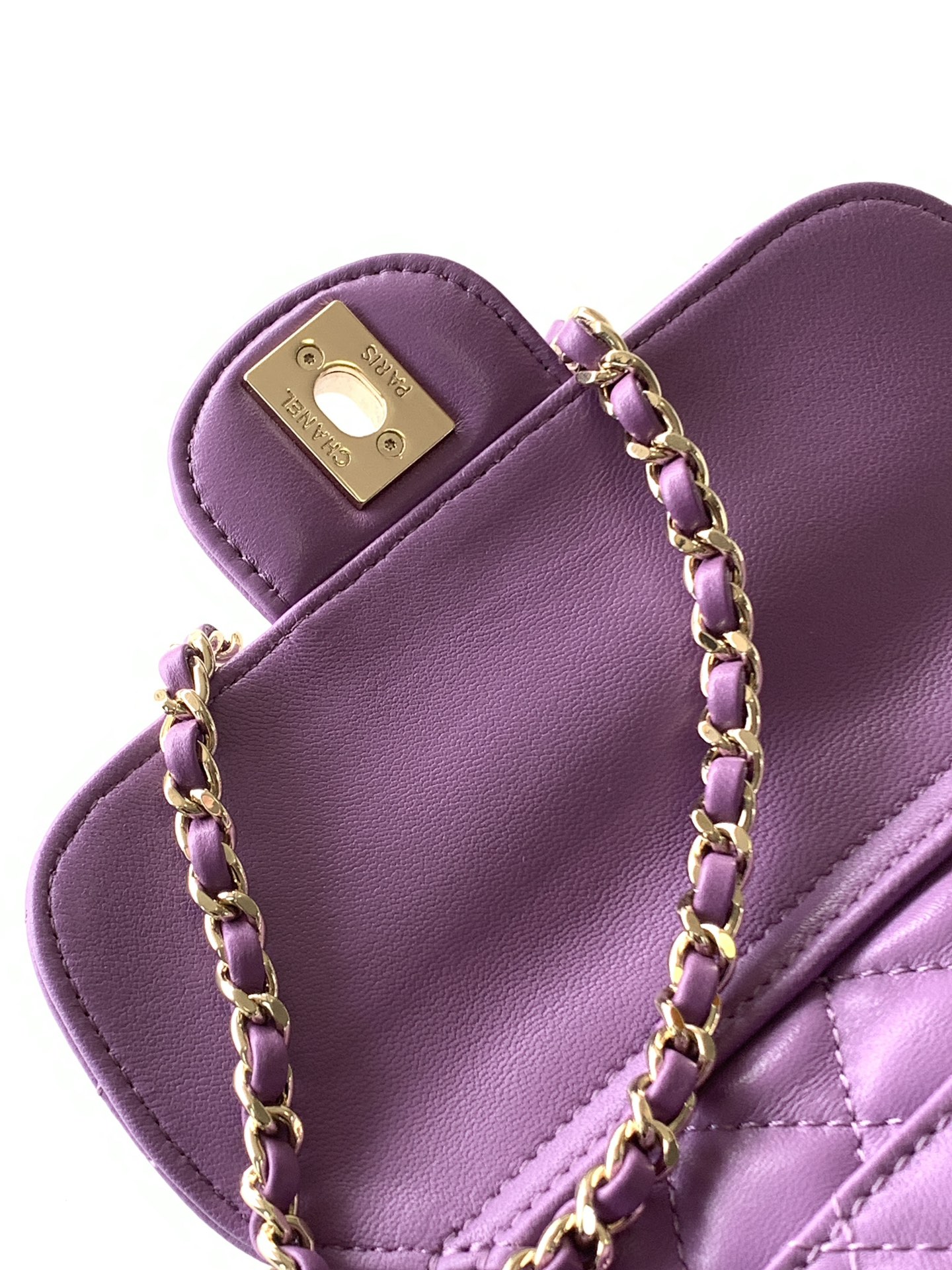 Chanel 22cc Spring/Summer Heart Bag, AS3191, 18x16.5x6.5cm, Purple 7 i1734243869 5911 4