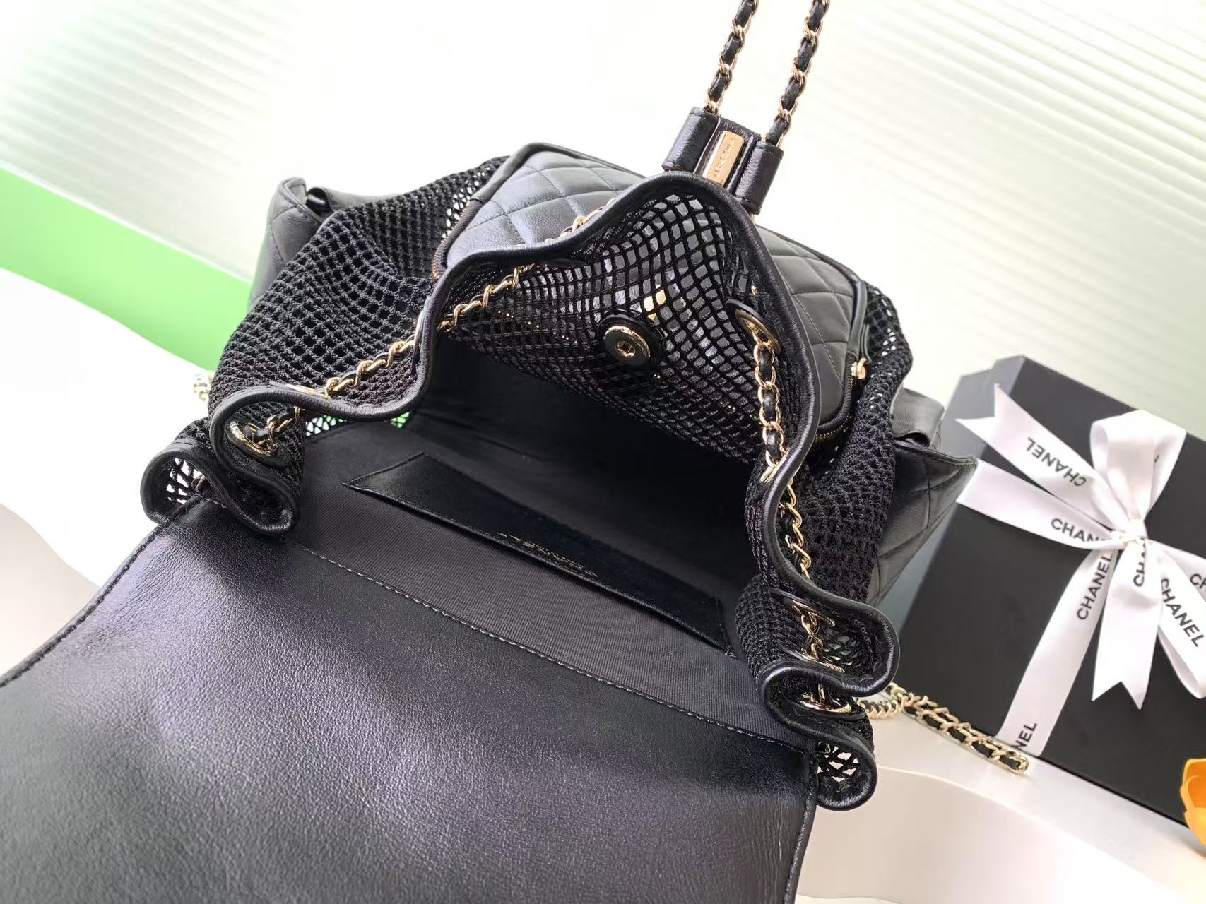 Chanel Mesh Quilted Backpack BAG