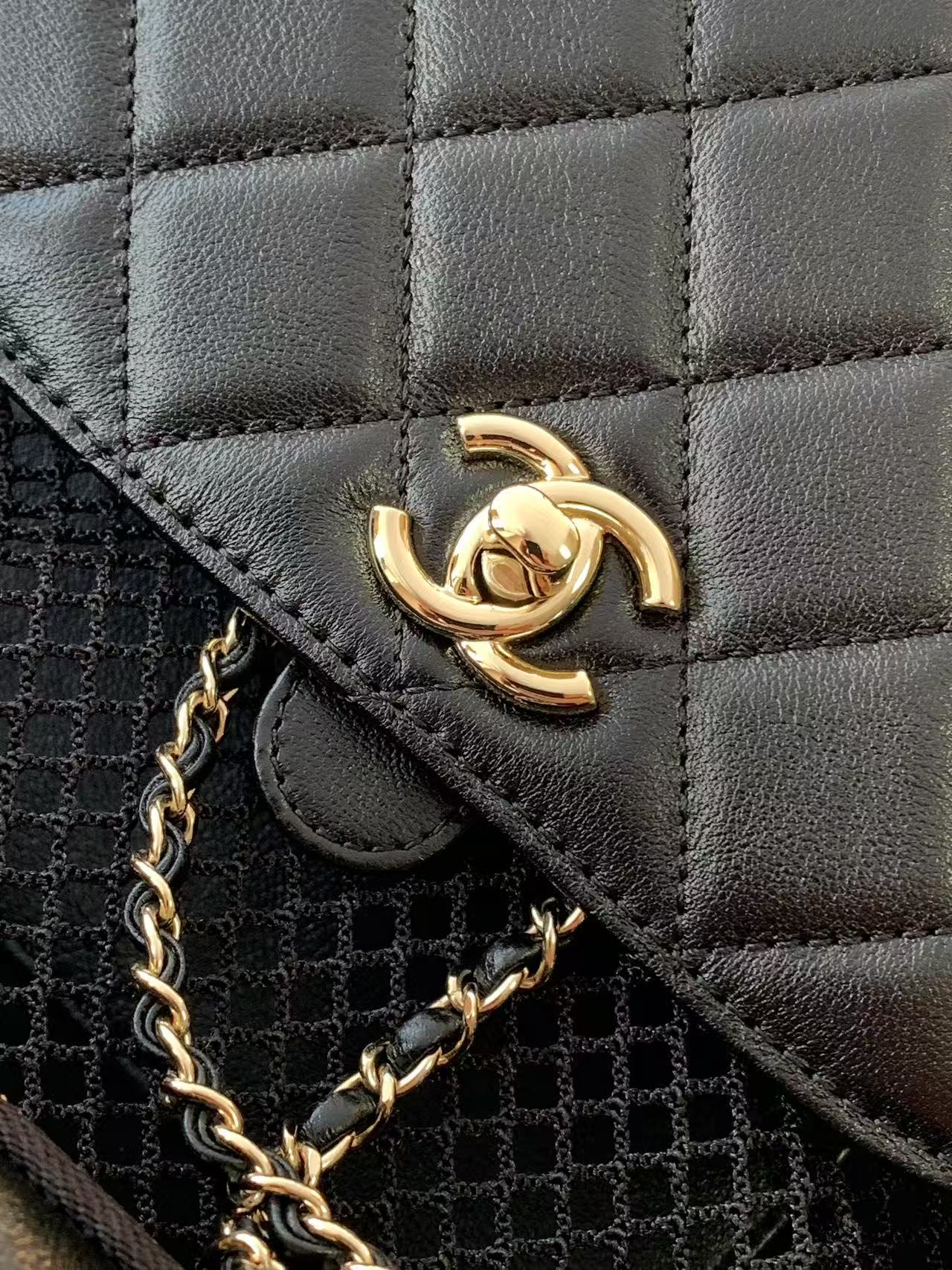 Chanel Mesh Quilted Backpack BAG