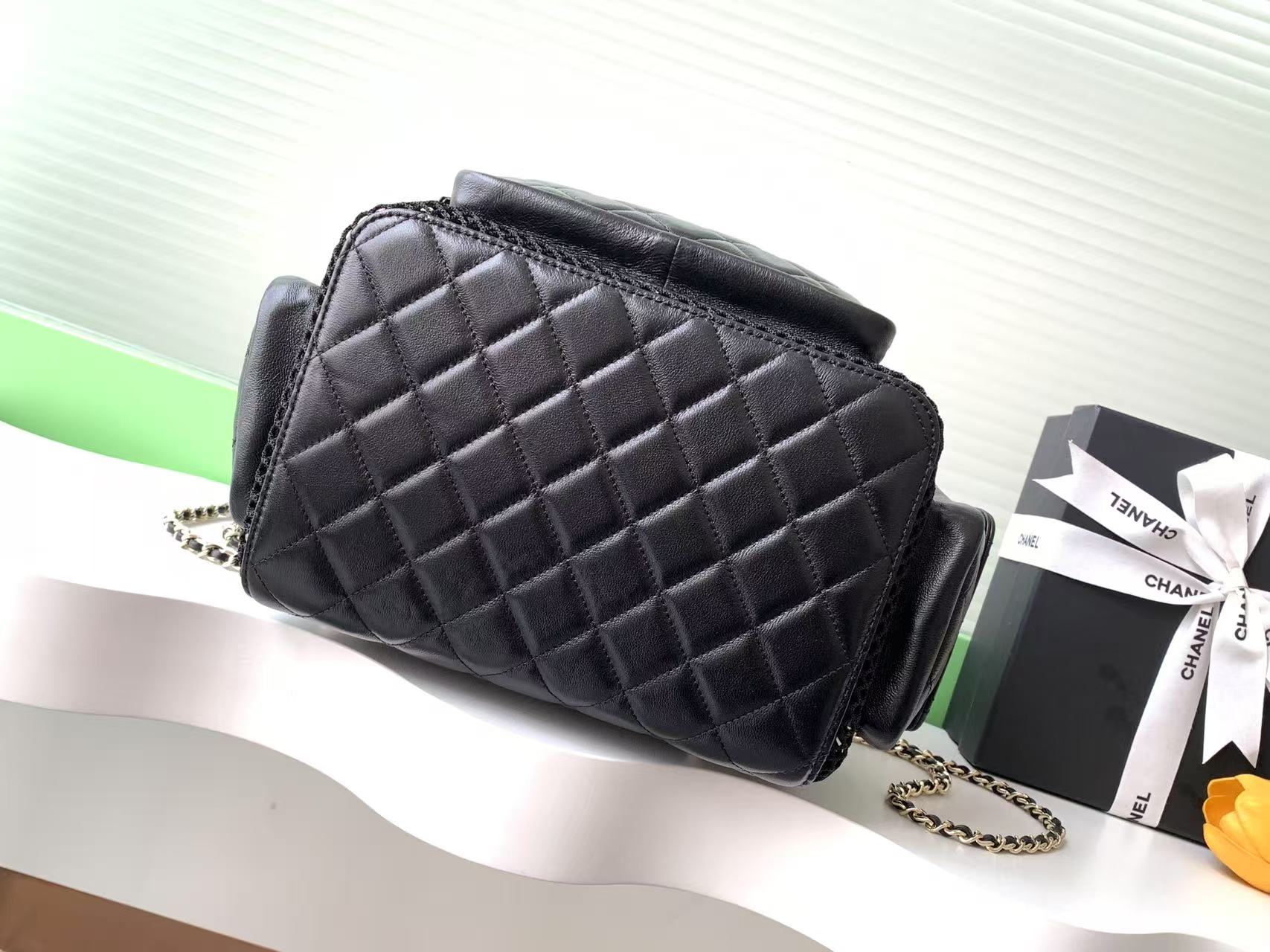 Chanel Mesh Quilted Backpack BAG