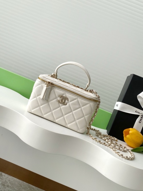Chanel Trendy CC WOC Vanity Case with Diamond Clasp and Chain 1 Chanel Trendy CC WOC Vanity Case with Diamond Clasp and Chain