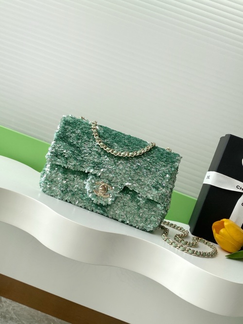 Shimmering Sequin Flap Bag - AS4561 - Evening Clutch & Shoulder Bag 1 Shimmering Sequin Flap Bag - AS4561 - Evening Clutch & Shoulder Bag