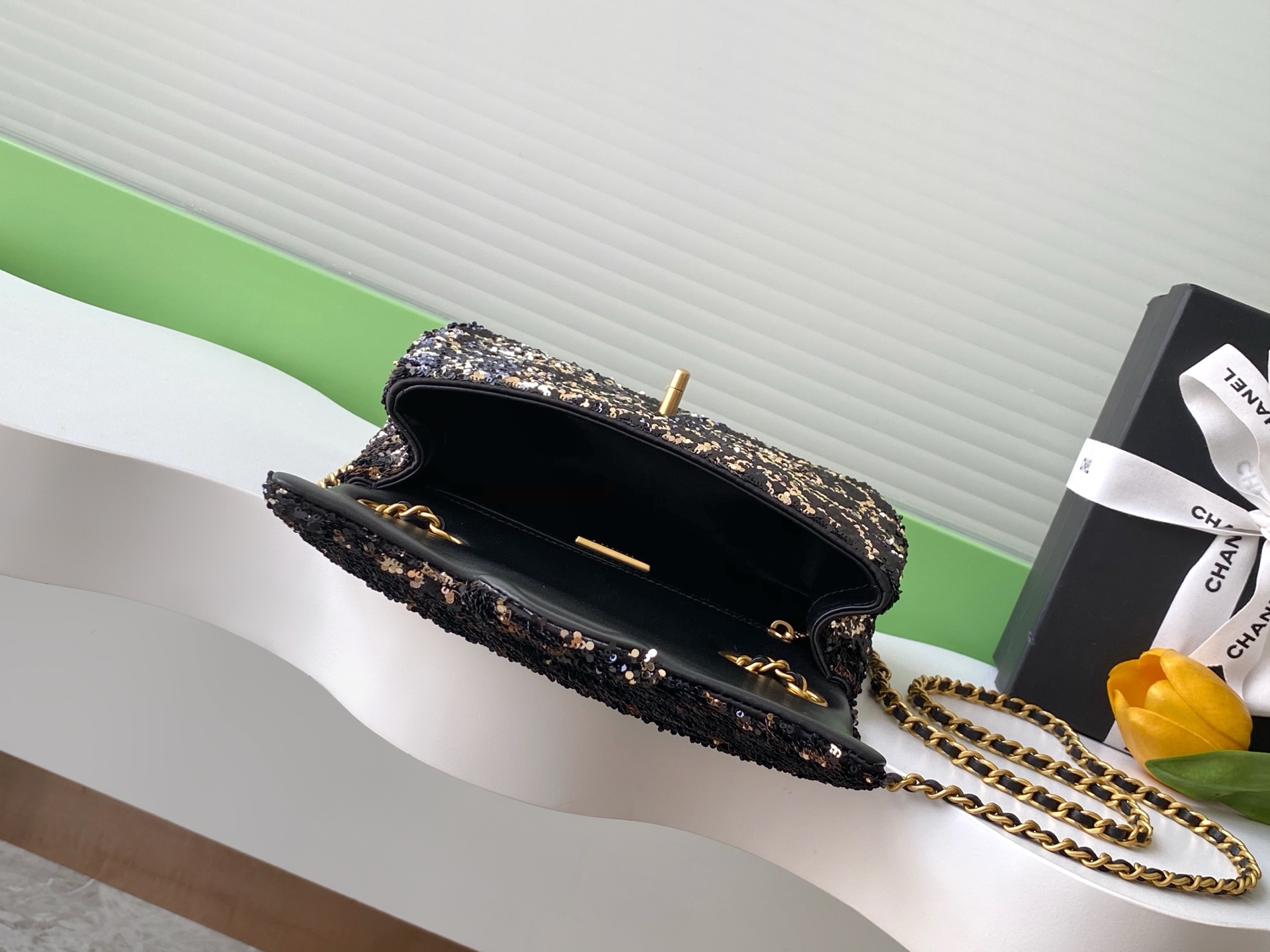 Chanel Style Black Bag style reference detail image 8 from source 785845