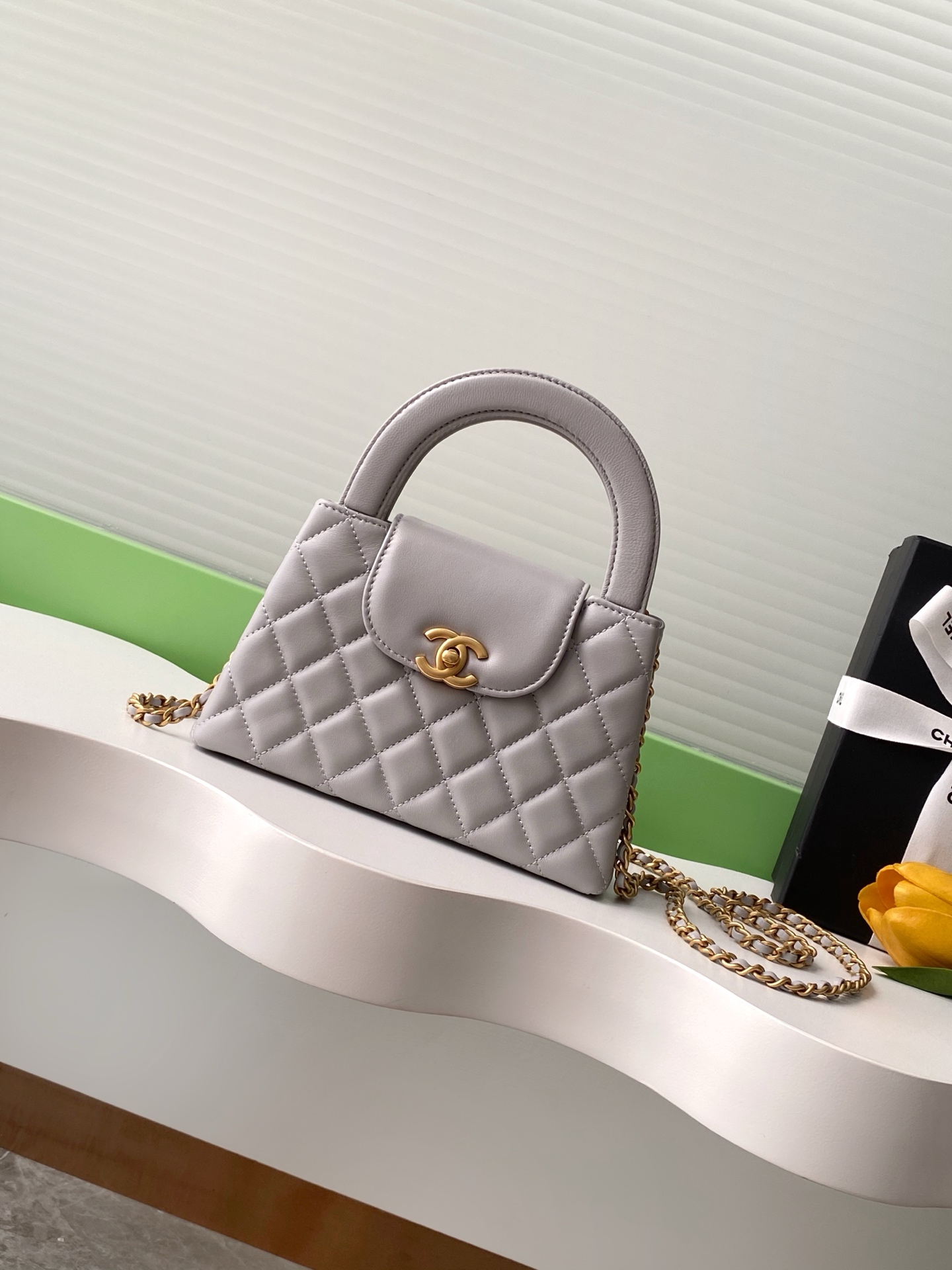 Chanel Style Leather Top Handle Bag Lookbook Reference image 1