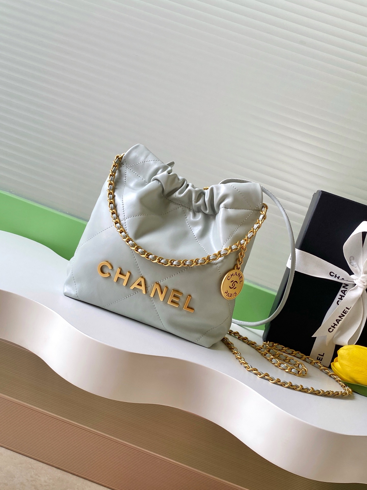 Chanel Light gray mini crossbody everyday