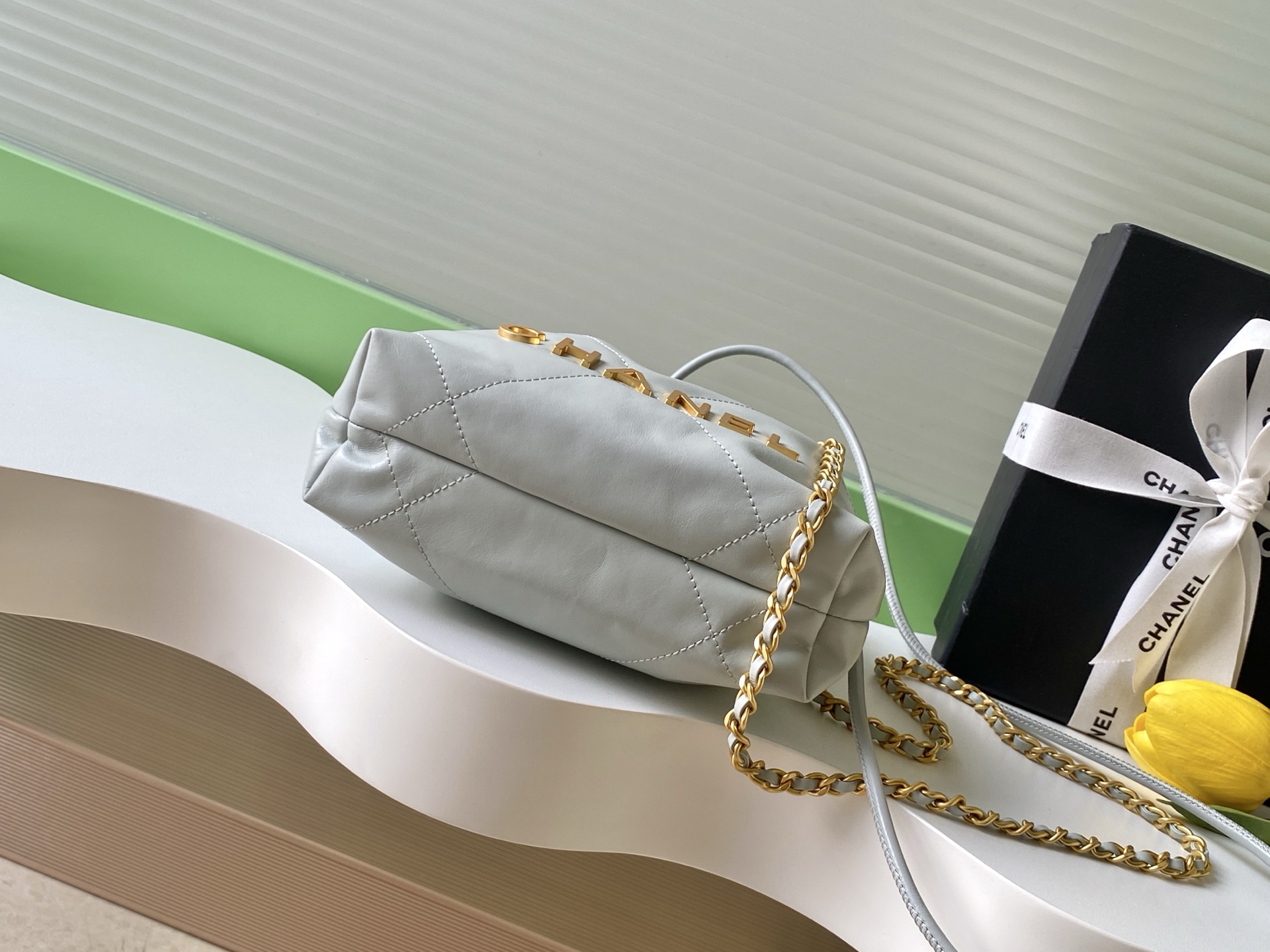 Chanel Light gray mini crossbody everyday